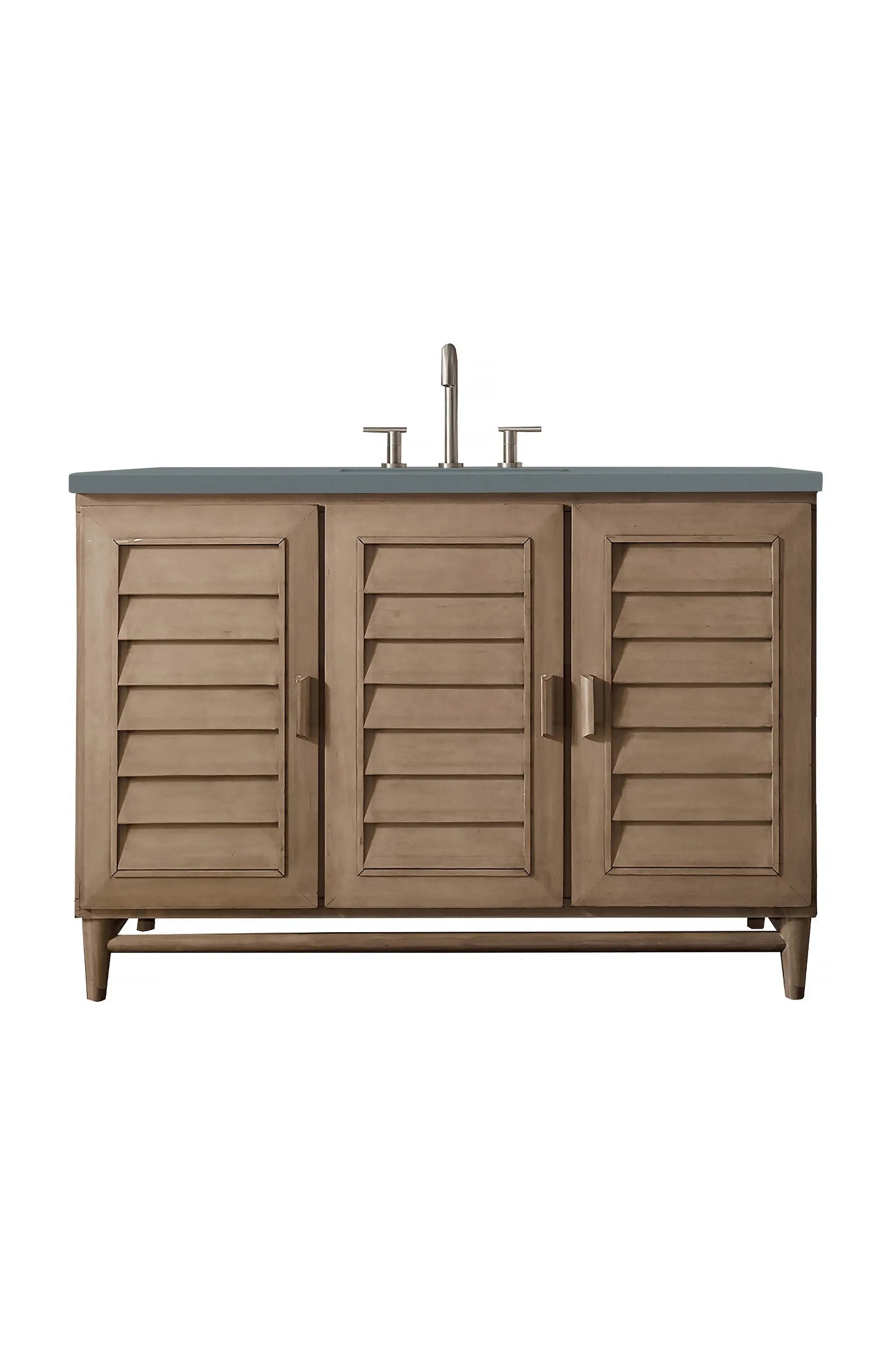 James Martin Portland 48" Single Vanity Set - Whitewashed Walnut by James Martin Vanities