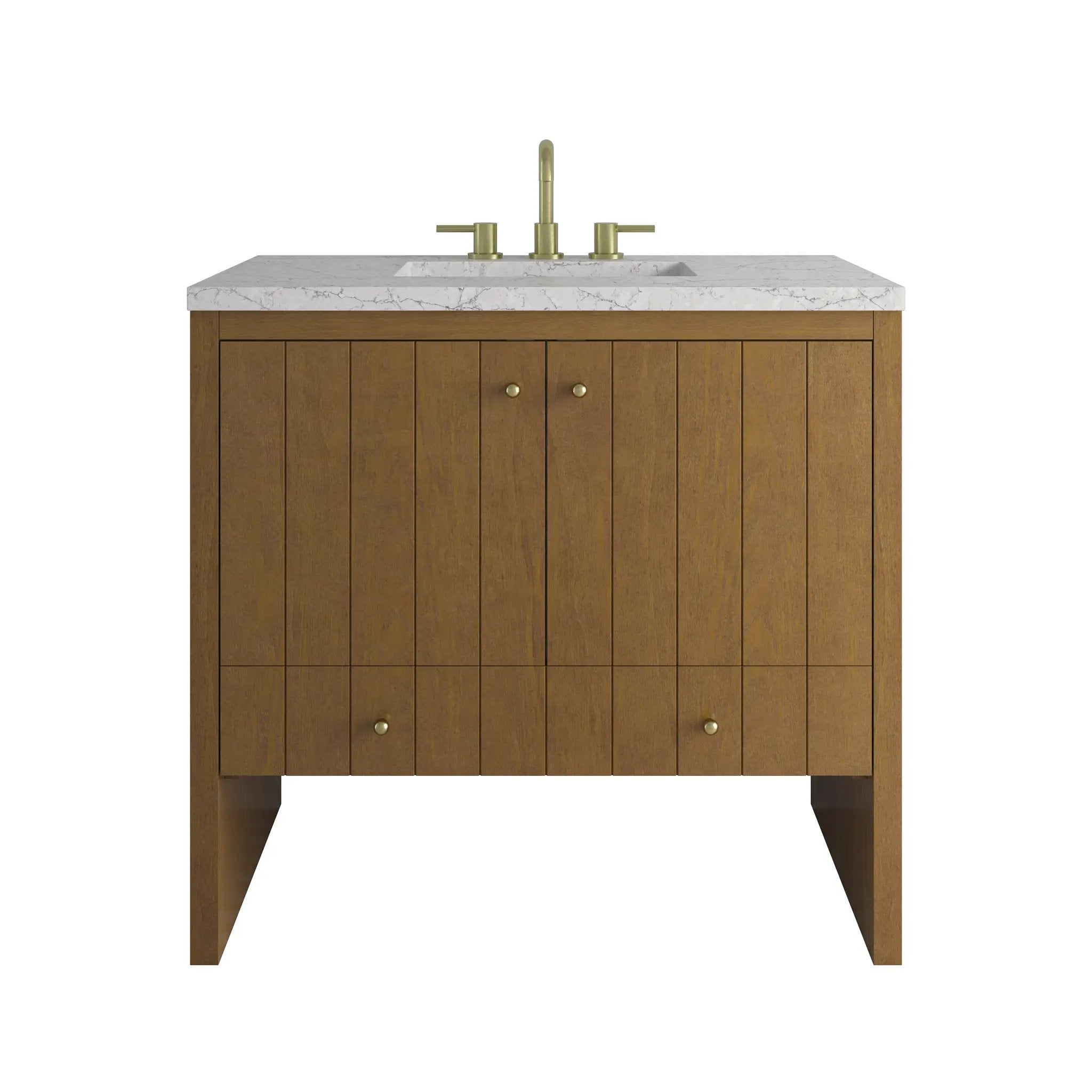 James Martin Hudson 36" Single Vanity Set - Honey Oak by James Martin Vanities