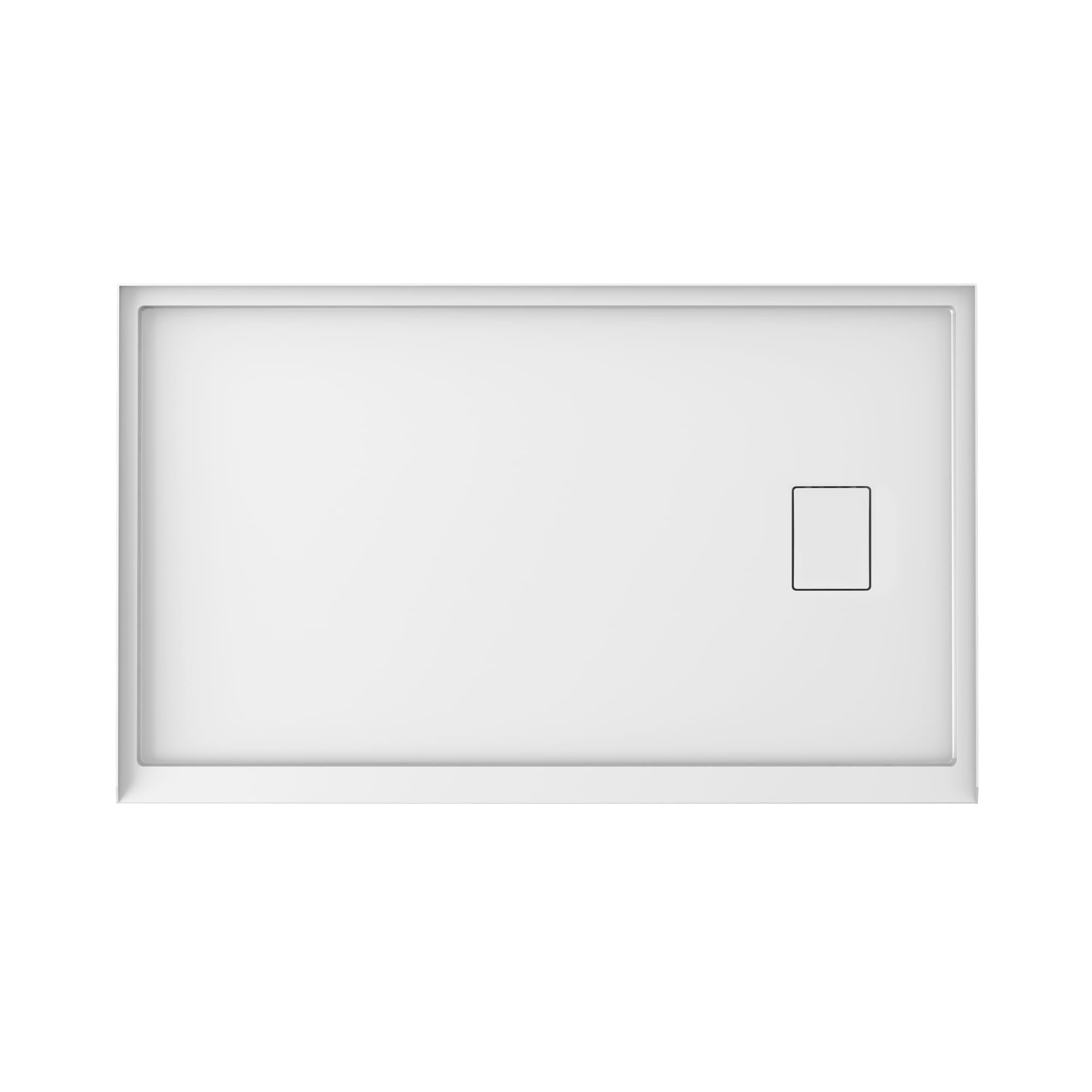 Neptune Cache Acrylic Shower Base in White