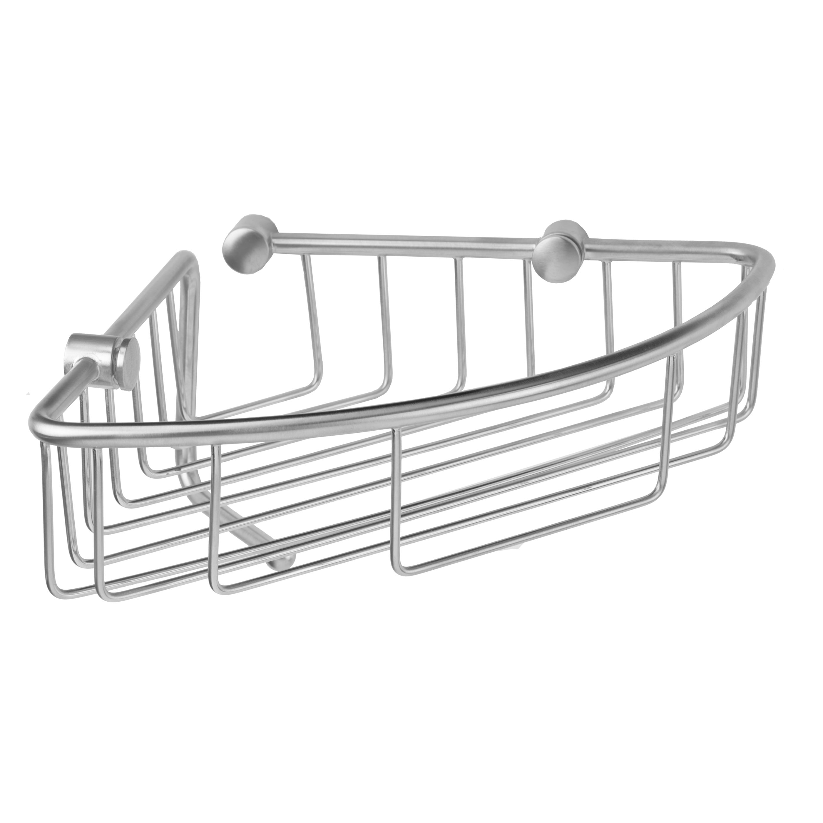 polished chrome wire basket