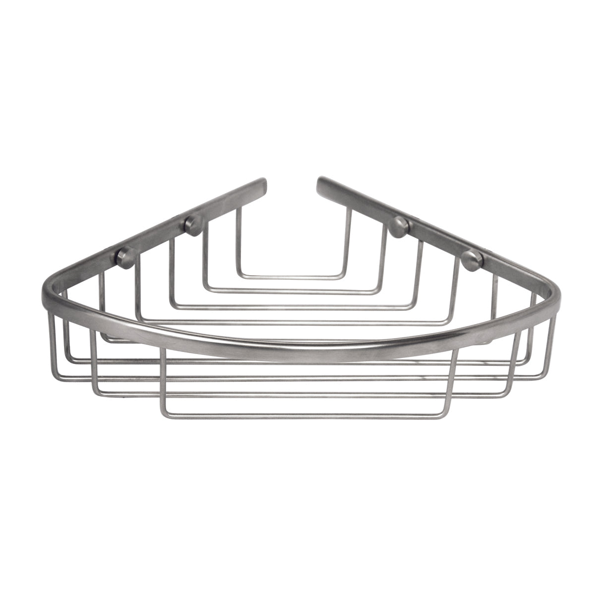 polished chrome wire basket