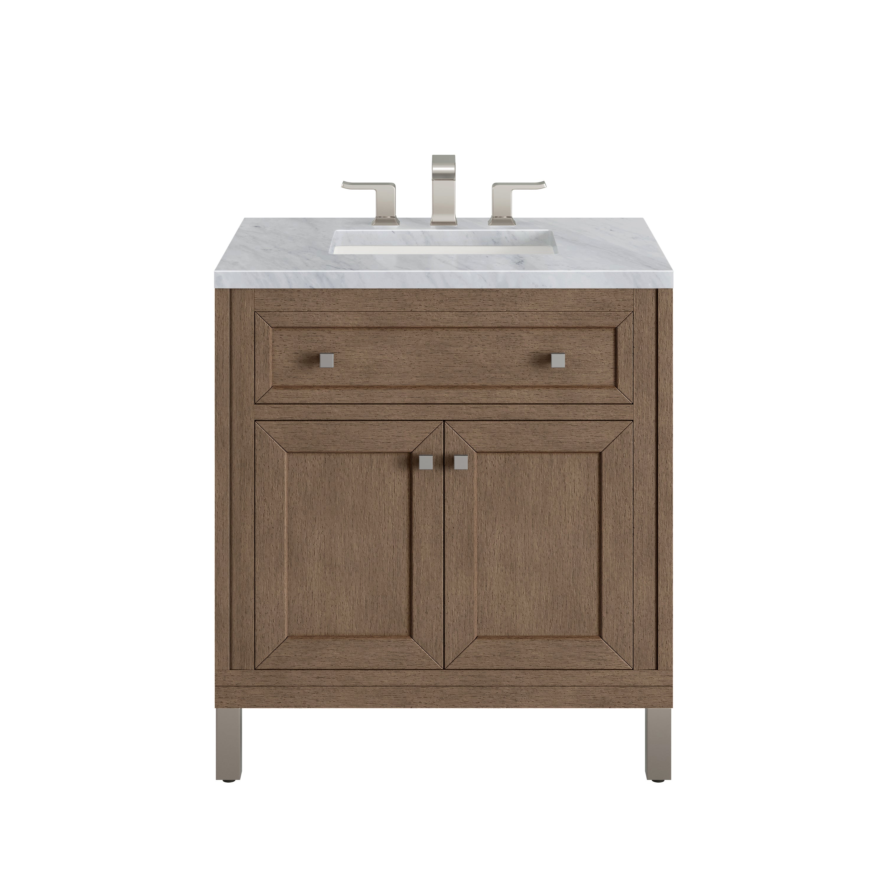 James Martin Vanities Chicago 30" Single Vanity - Whitewashed Walnut