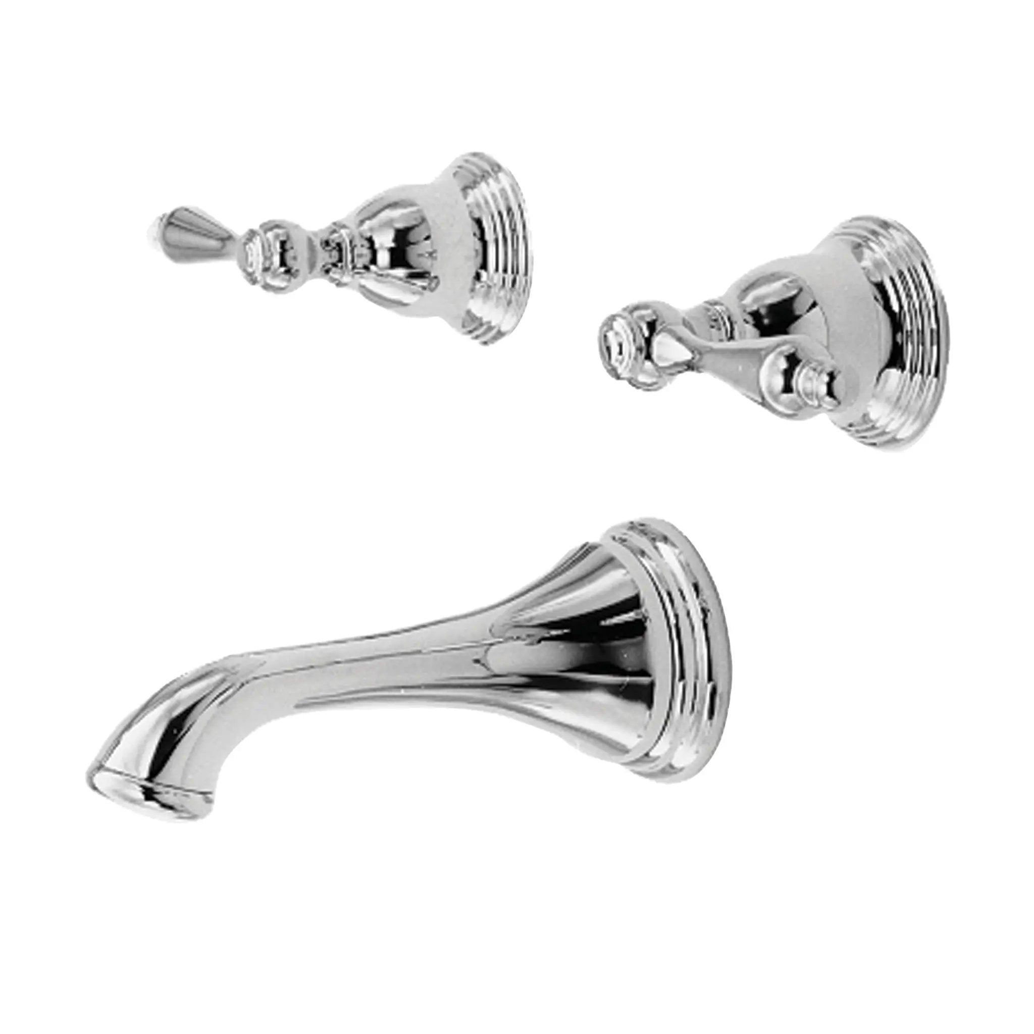polished chrome tub faucet