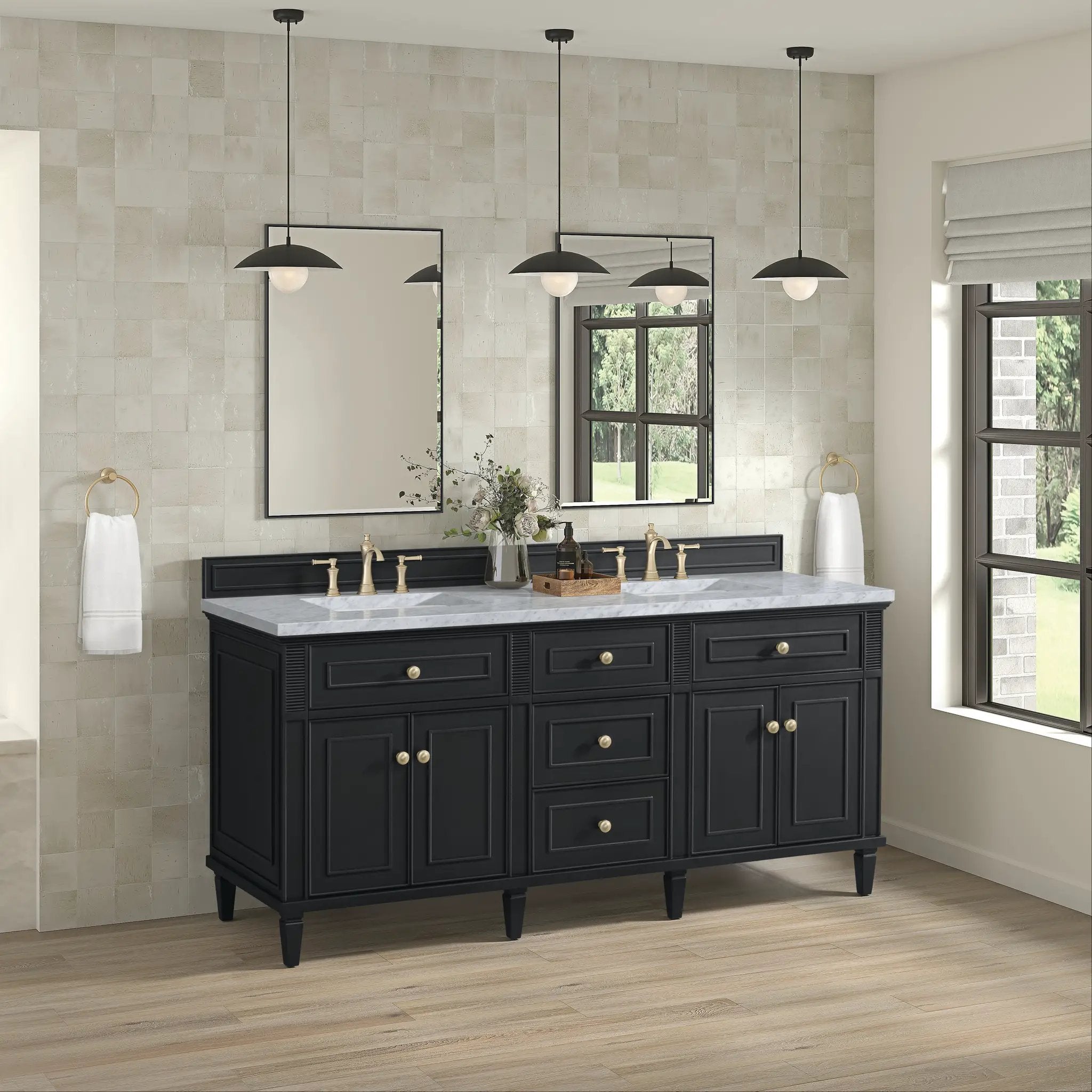 black onyx vanity