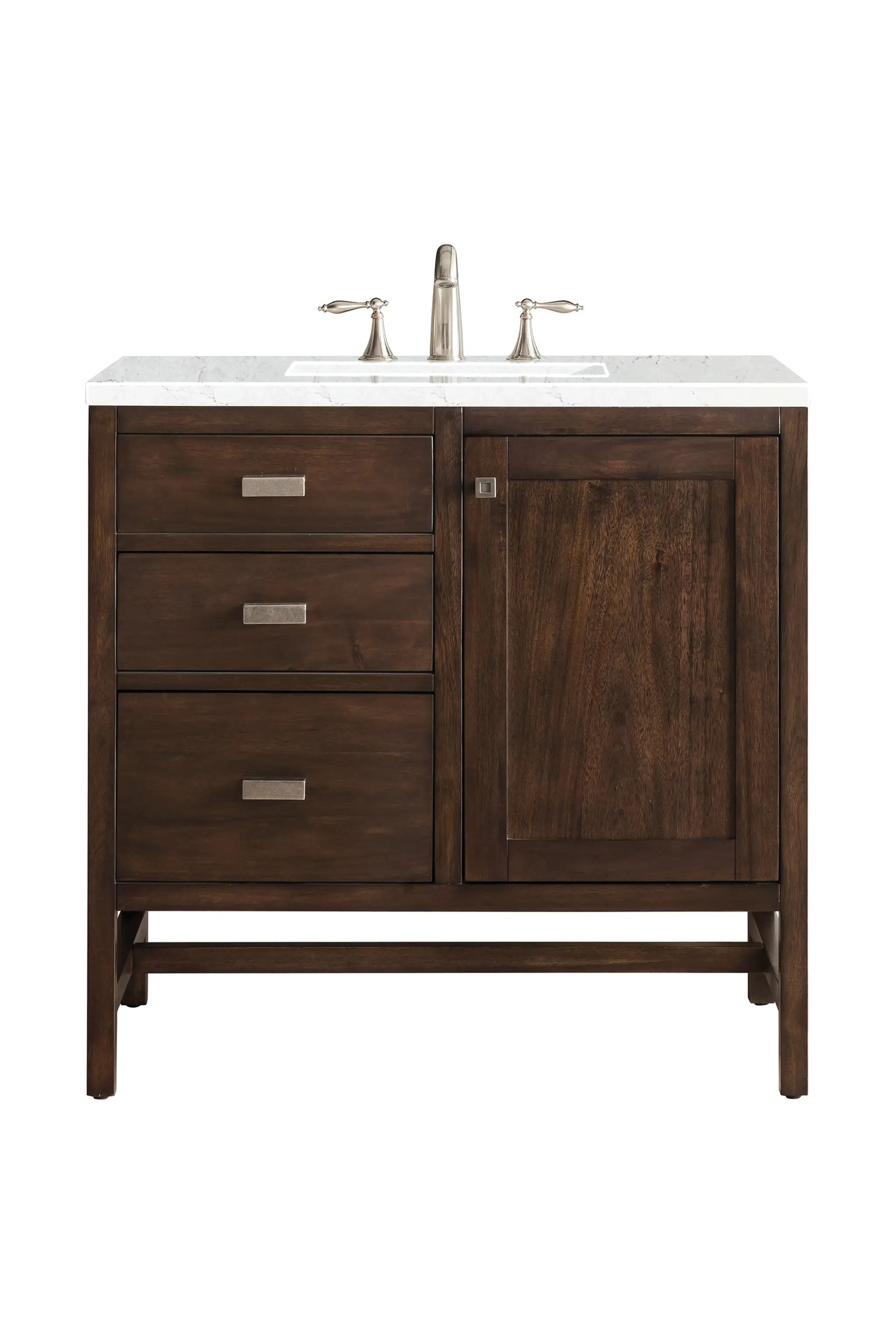 James Martin Addison 36" Single Vanity Set - Mid-Century Acacia by James Martin Vanities