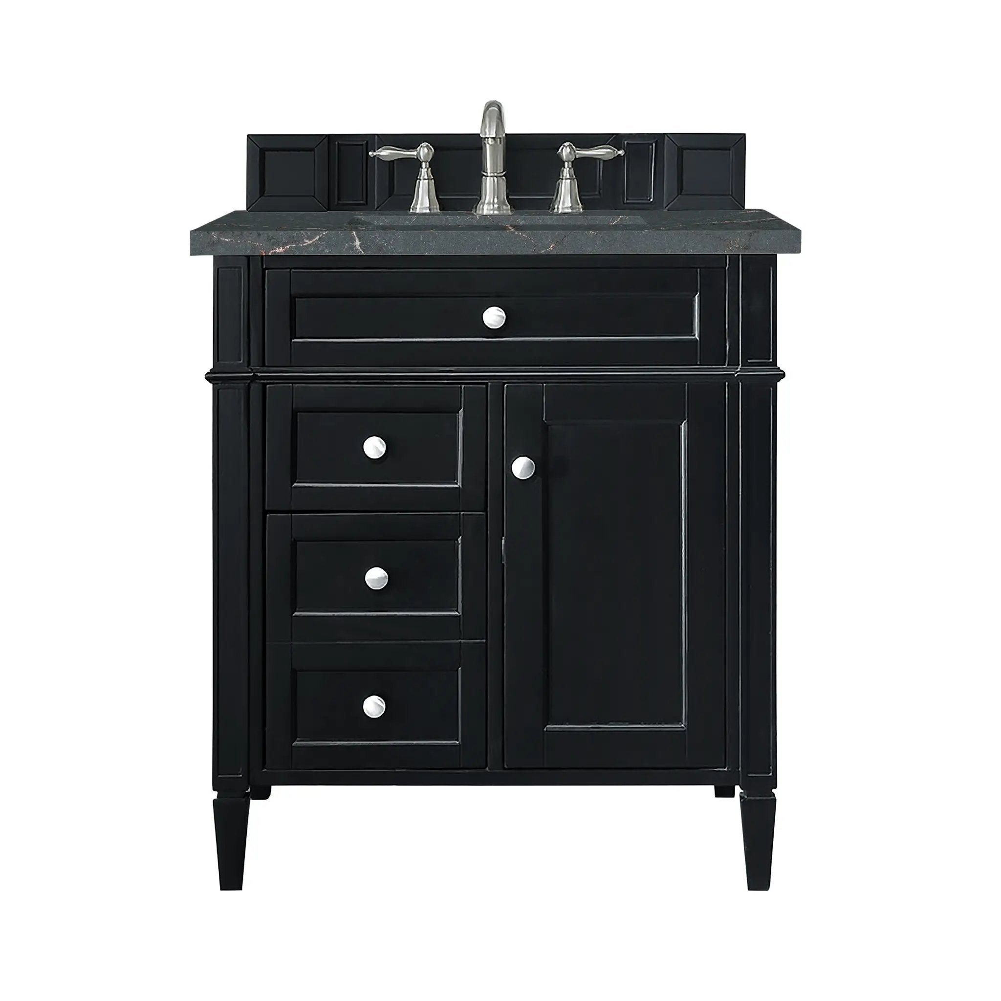 James Martin Brittany 30" Single Vanity Set - Black Onyx by James Martin Vanities