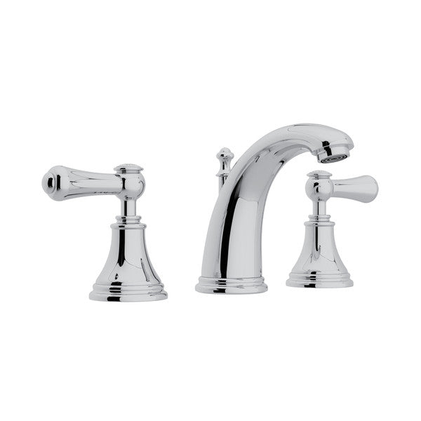 polished chrome bathroom faucet