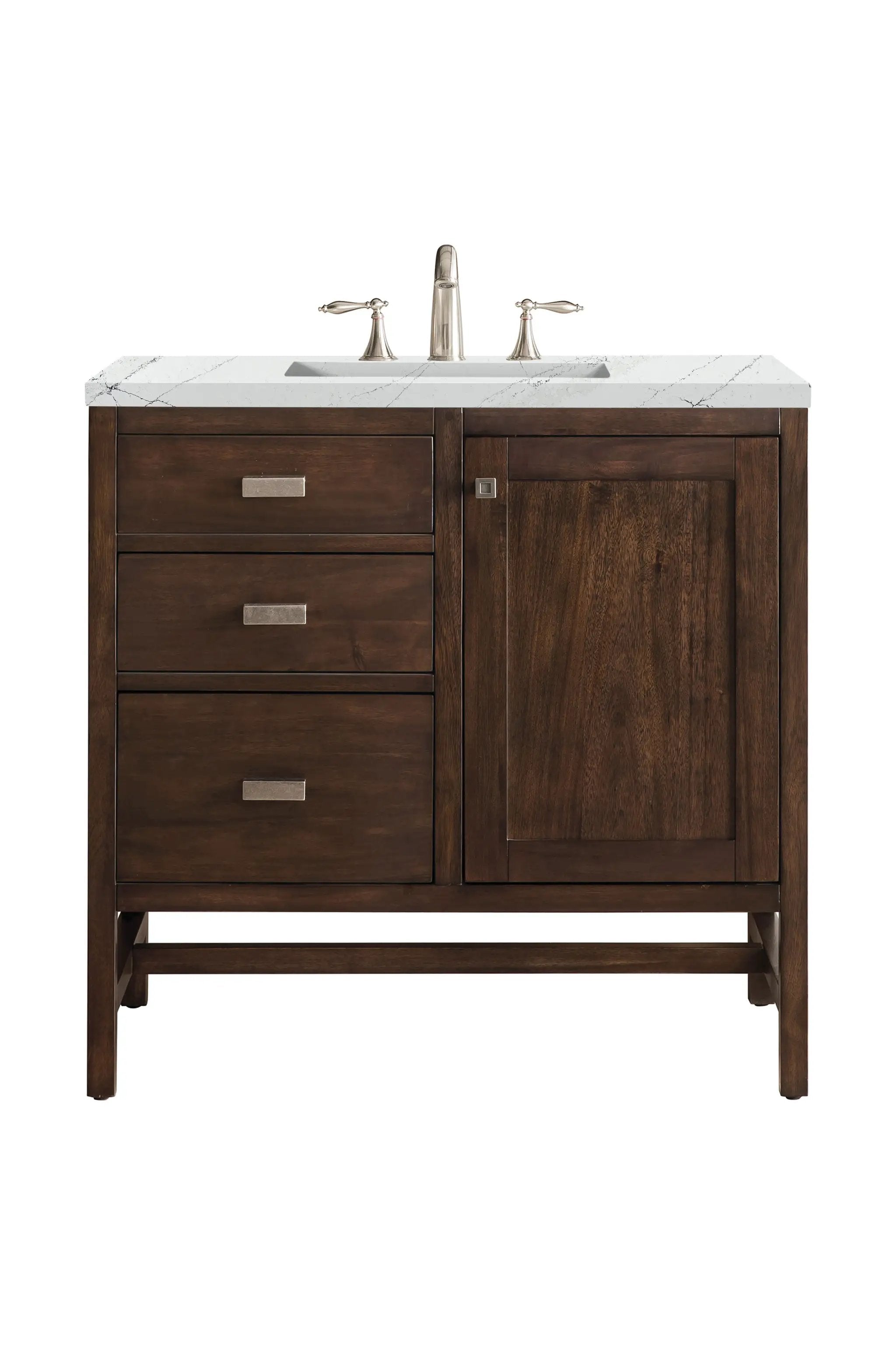 James Martin Addison 36" Single Vanity Set - Mid-Century Acacia by James Martin Vanities