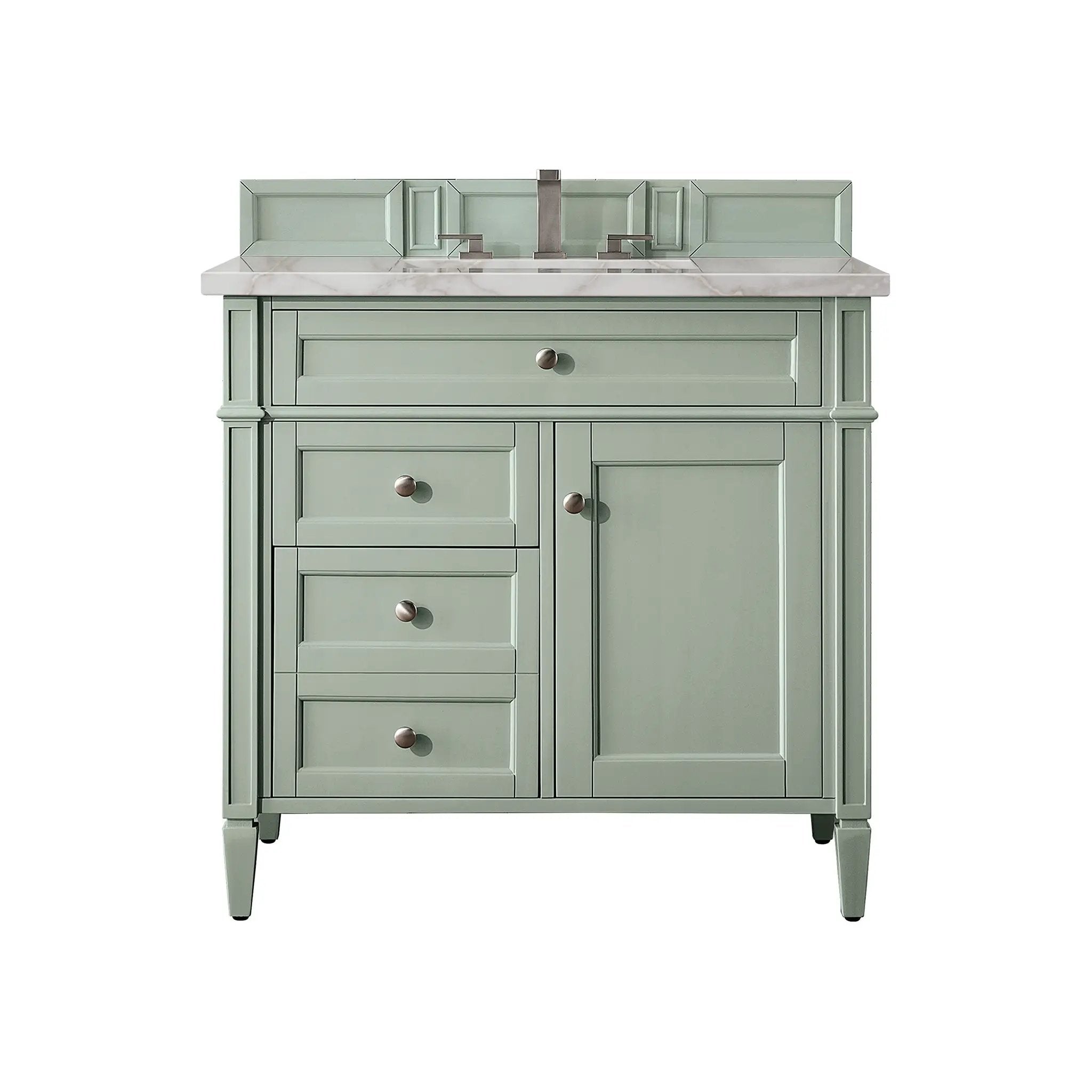 James Martin Brittany 36" Single Vanity Set - Sage Green by James Martin Vanities