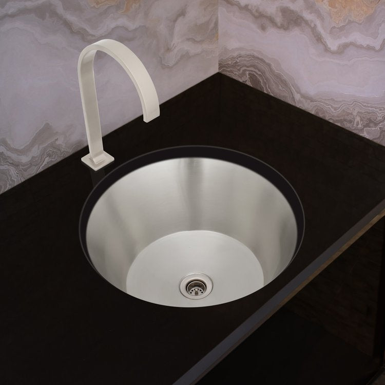 satin stainless steel sink