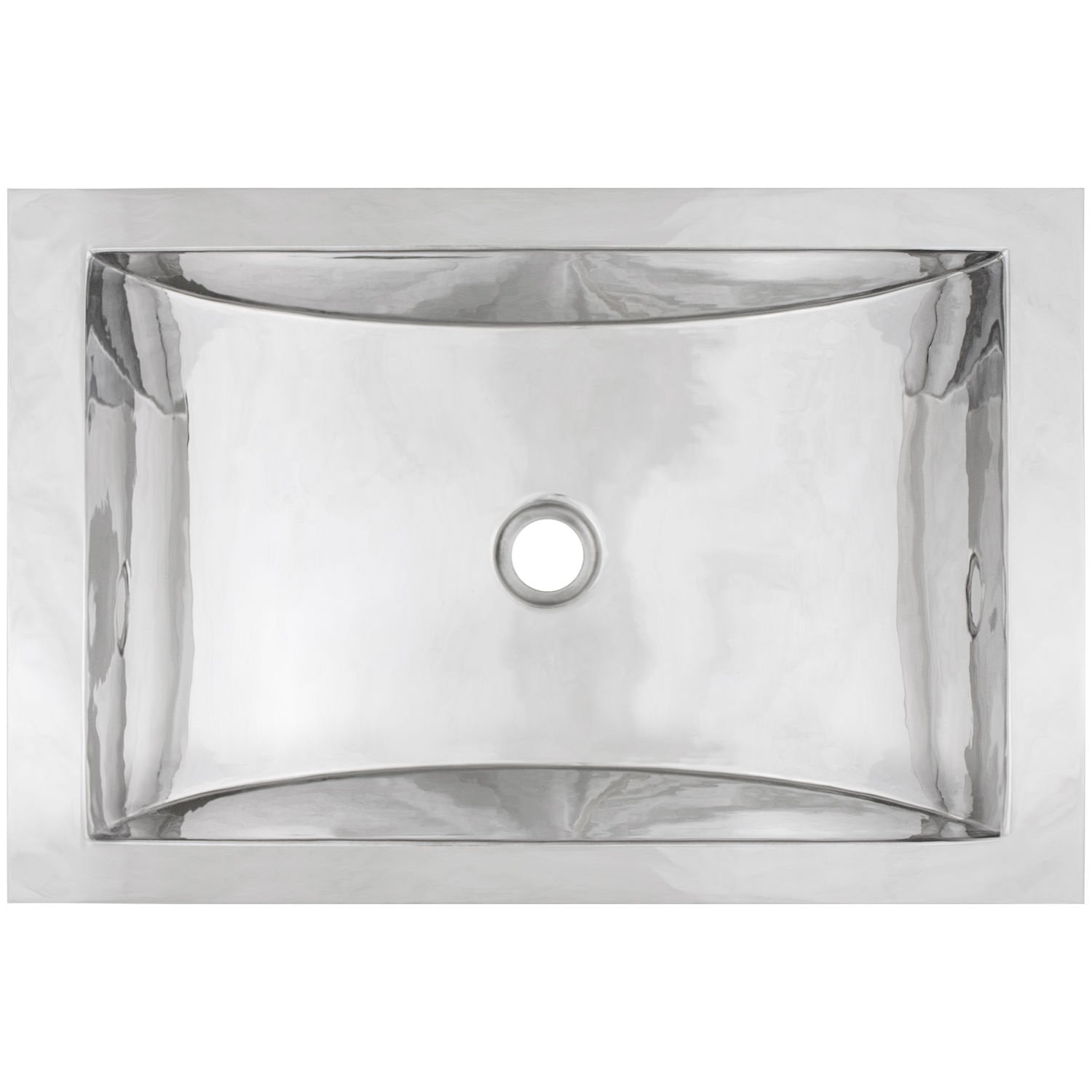 Linkasink Smooth Rectangular Crescent Drop-In or Undermount Sink 21"