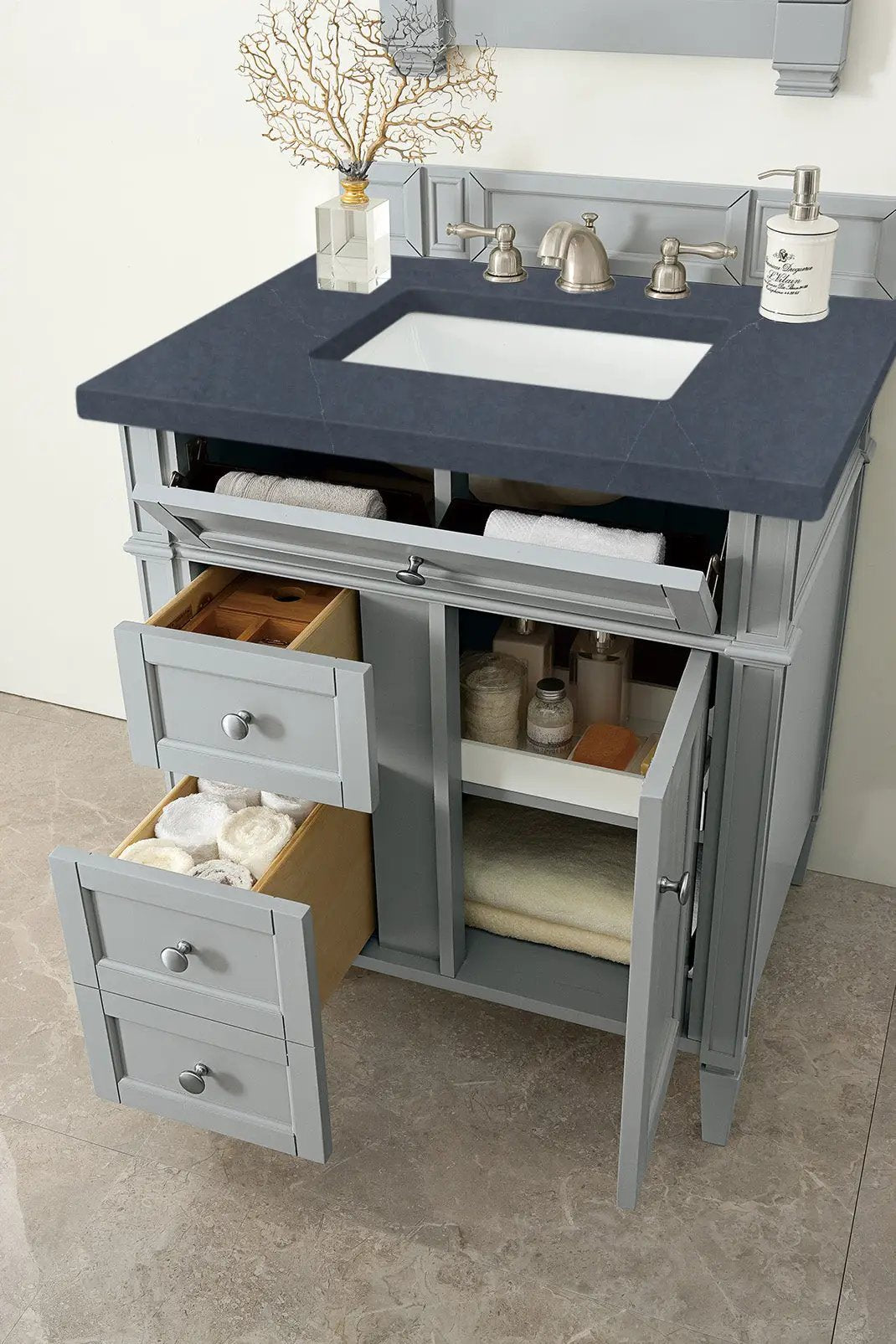 urban gray vanity