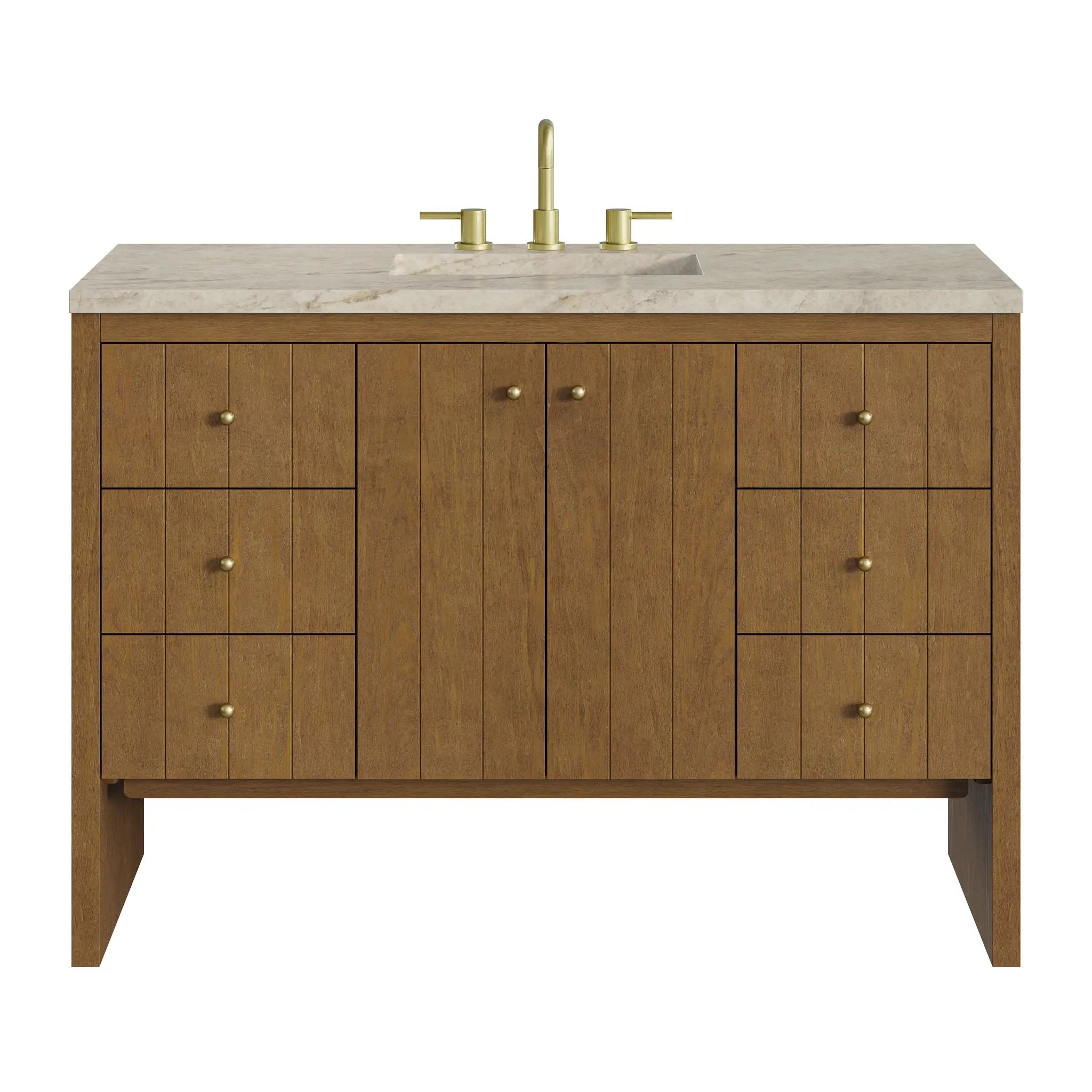 James Martin Hudson 48" Single Vanity Set - Honey Oak by James Martin Vanities