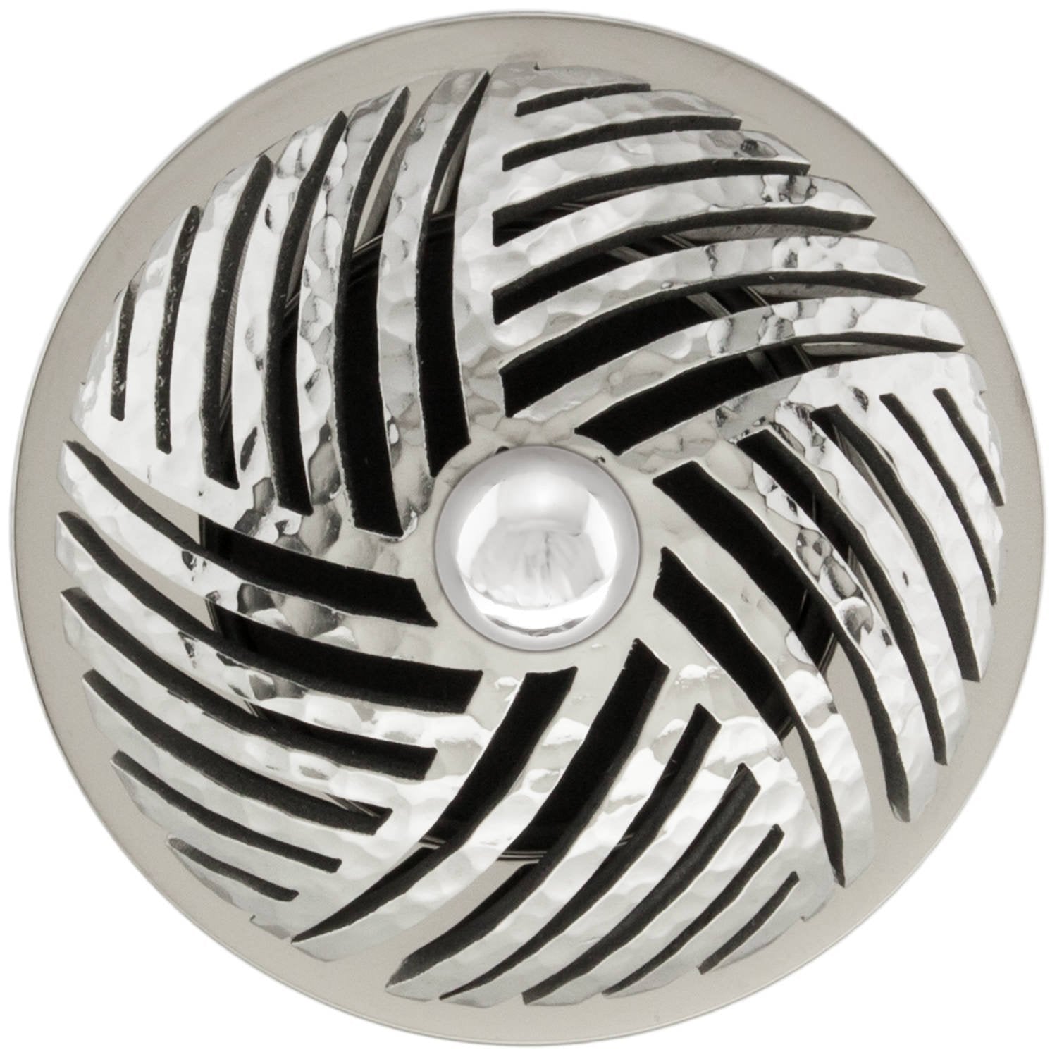 Linkasink Herringbone Grid Strainer 1.5" Without Overflow - Metal Sphere