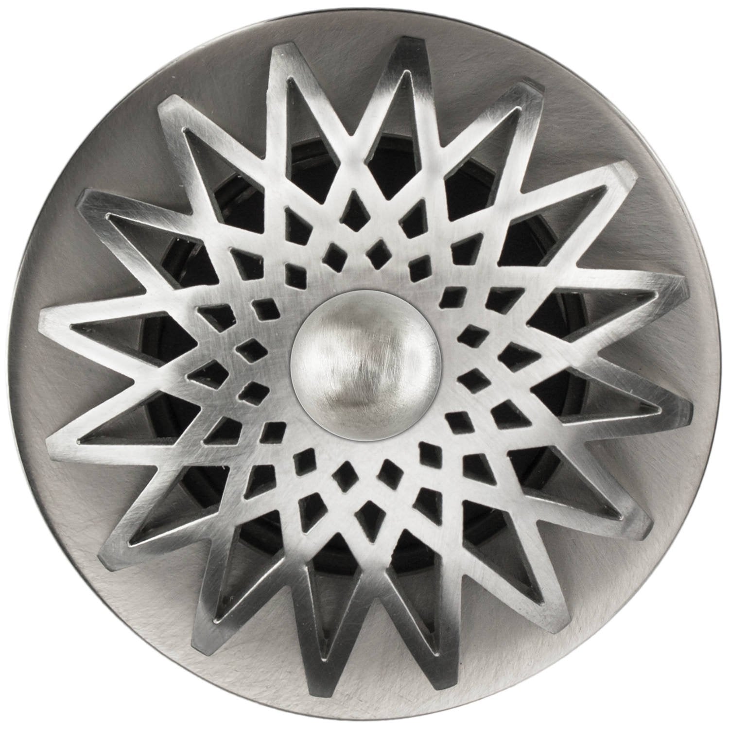 Linkasink Star Grid Strainer 1.5" Without Overflow - Metal Sphere