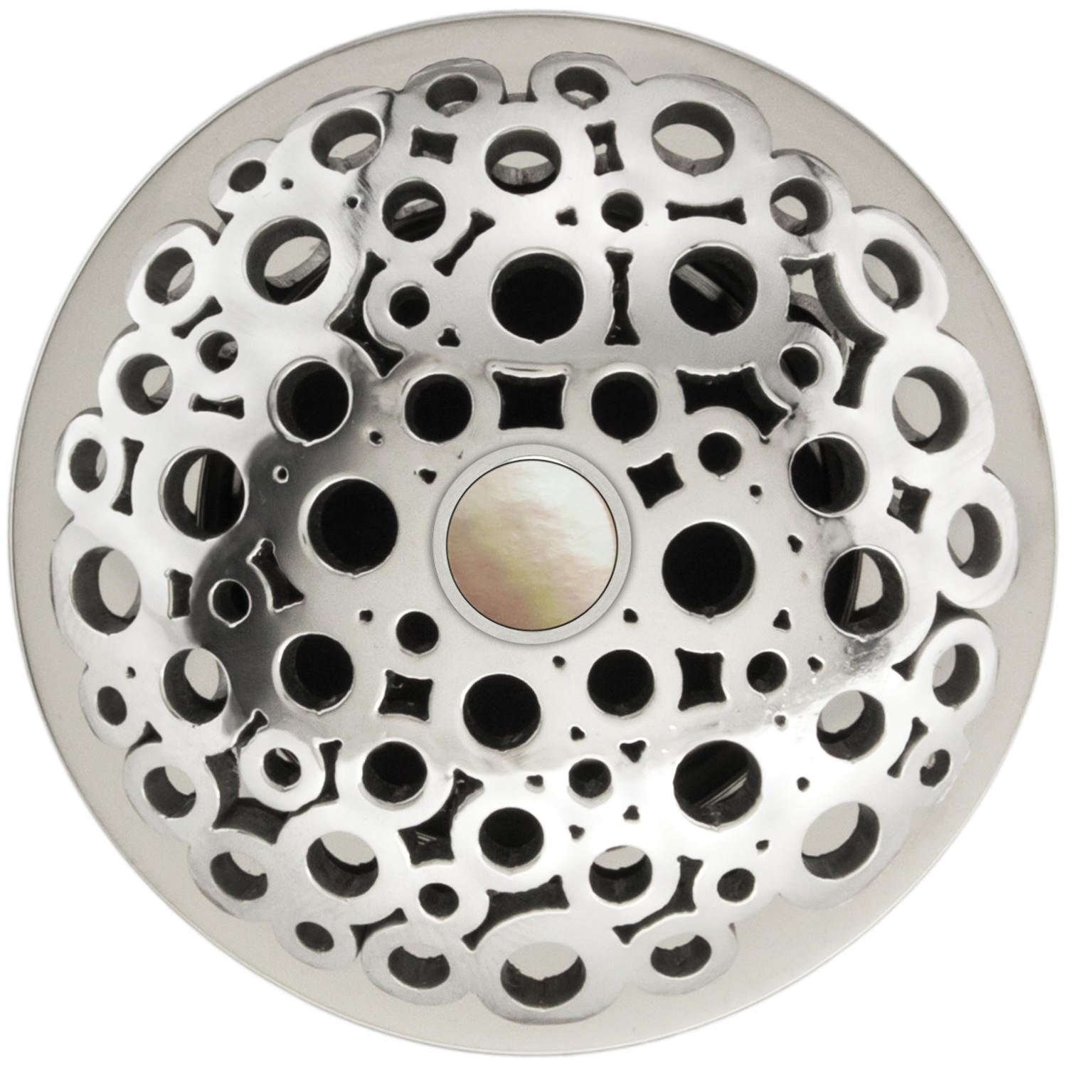 Linkasink Loop Grid Strainer 1.5" Without Overflow - Mother of Pearl