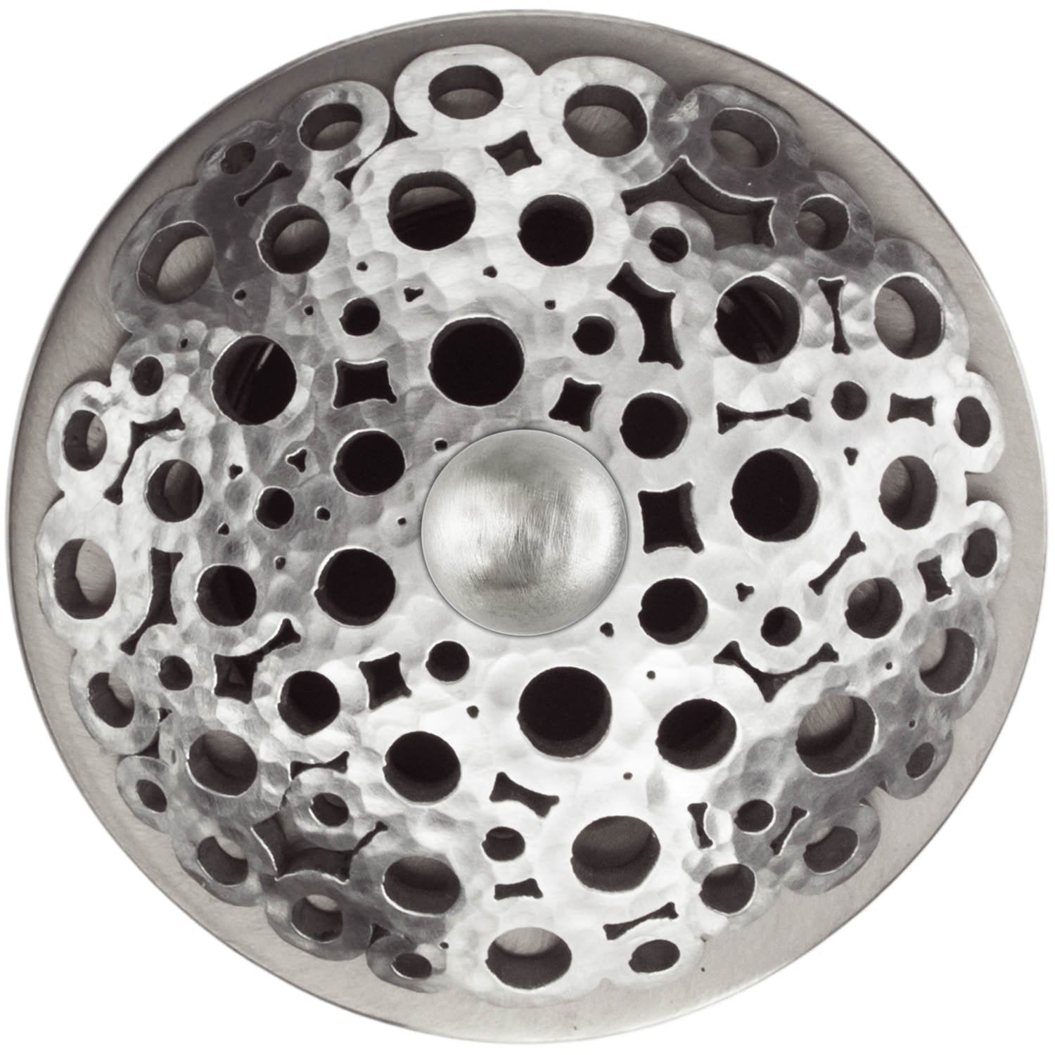 Linkasink Loop Grid Strainer 1.5" With Overflow - Metal Sphere