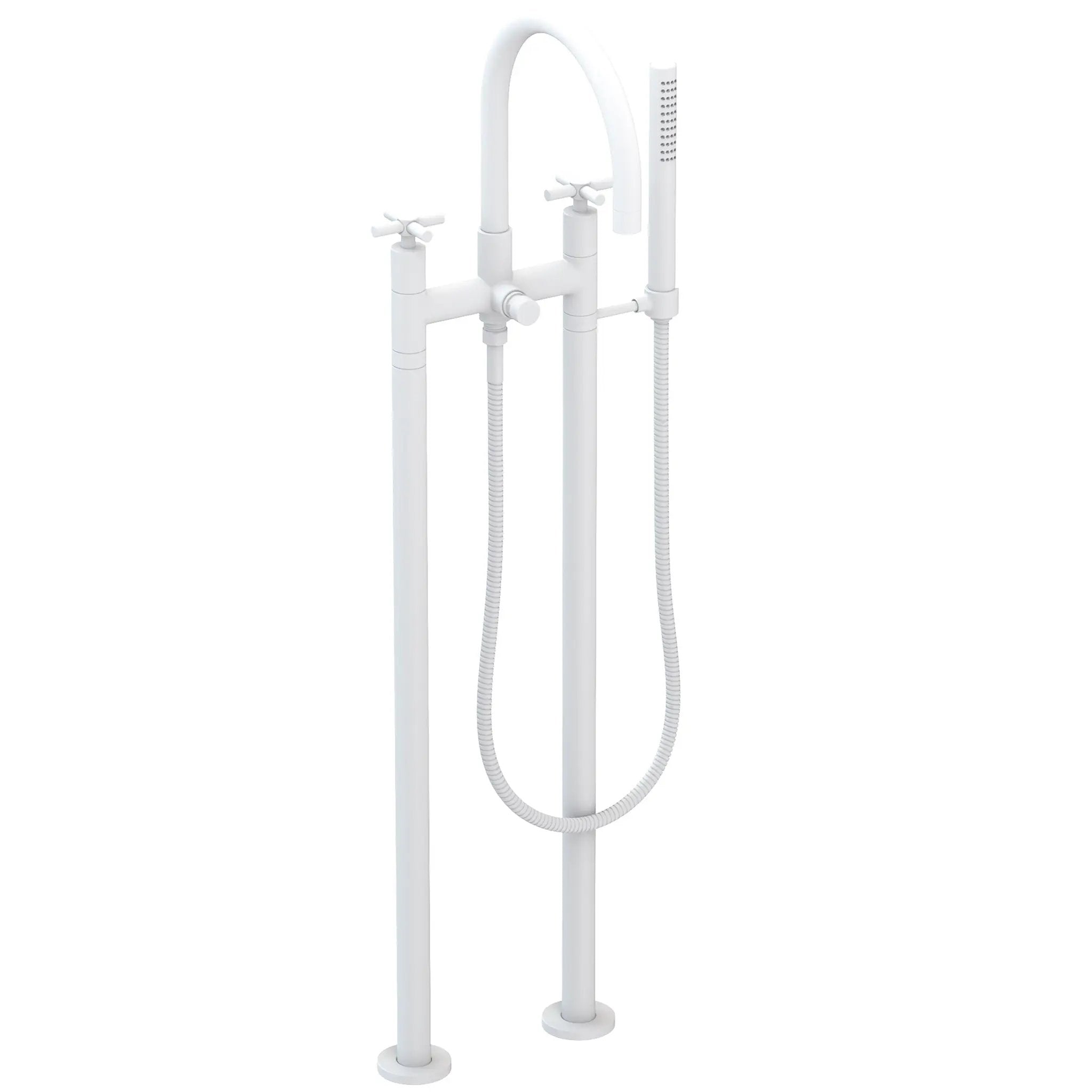 Newport Brass East Linear Exposed Tub & Hand Shower Set w/Risers by Newport Brass
