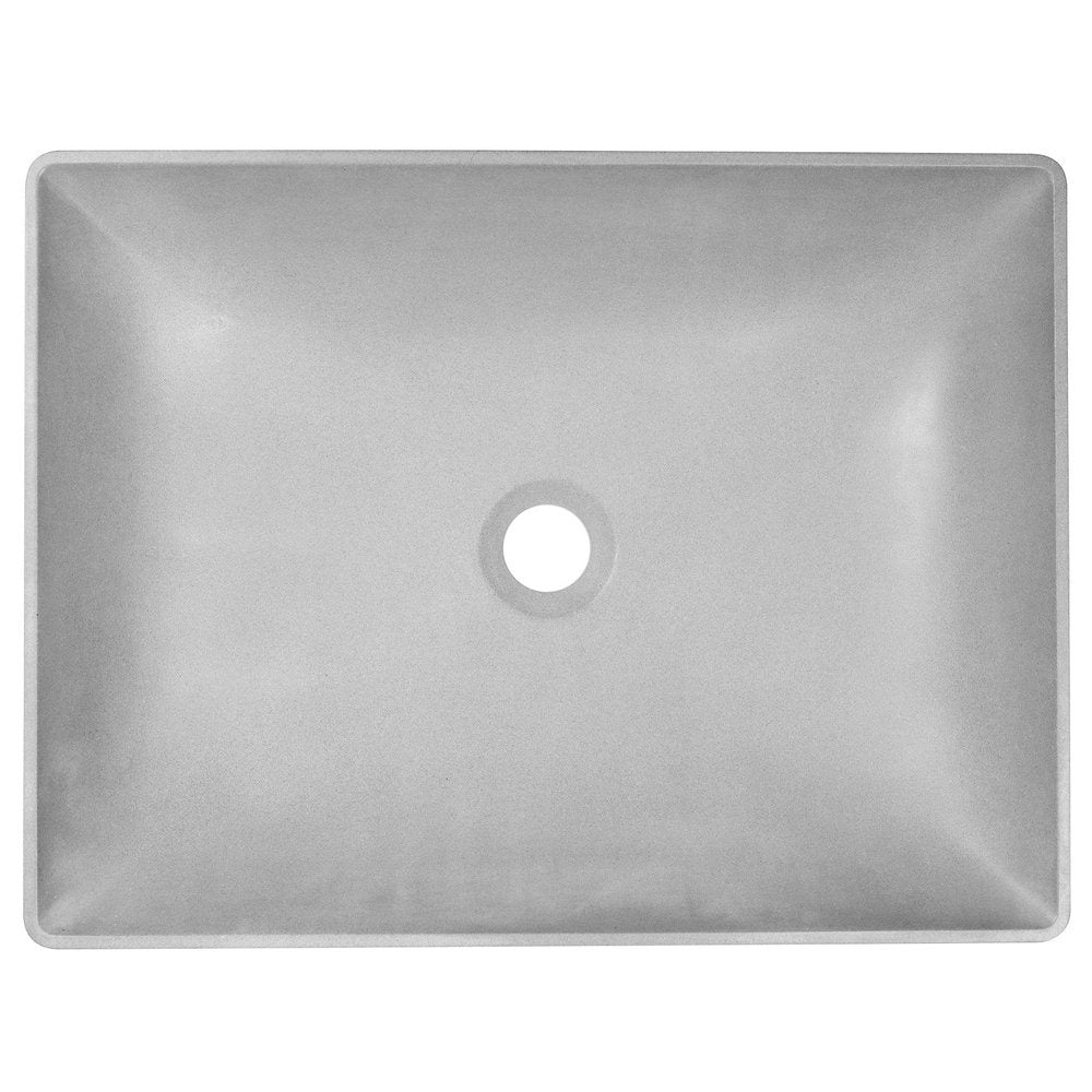 gray concrete sink