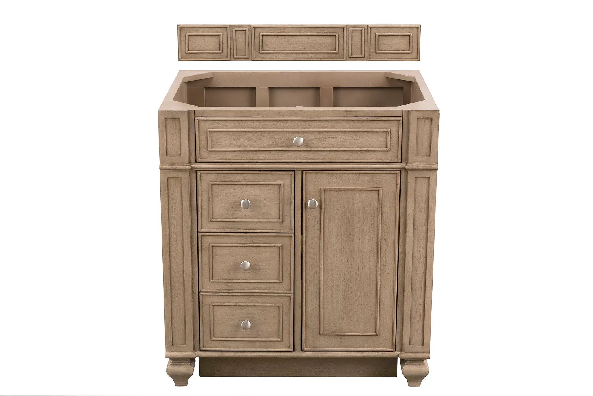 James Martin Bristol 30" Single Vanity Set - Whitewashed Walnut by James Martin Vanities