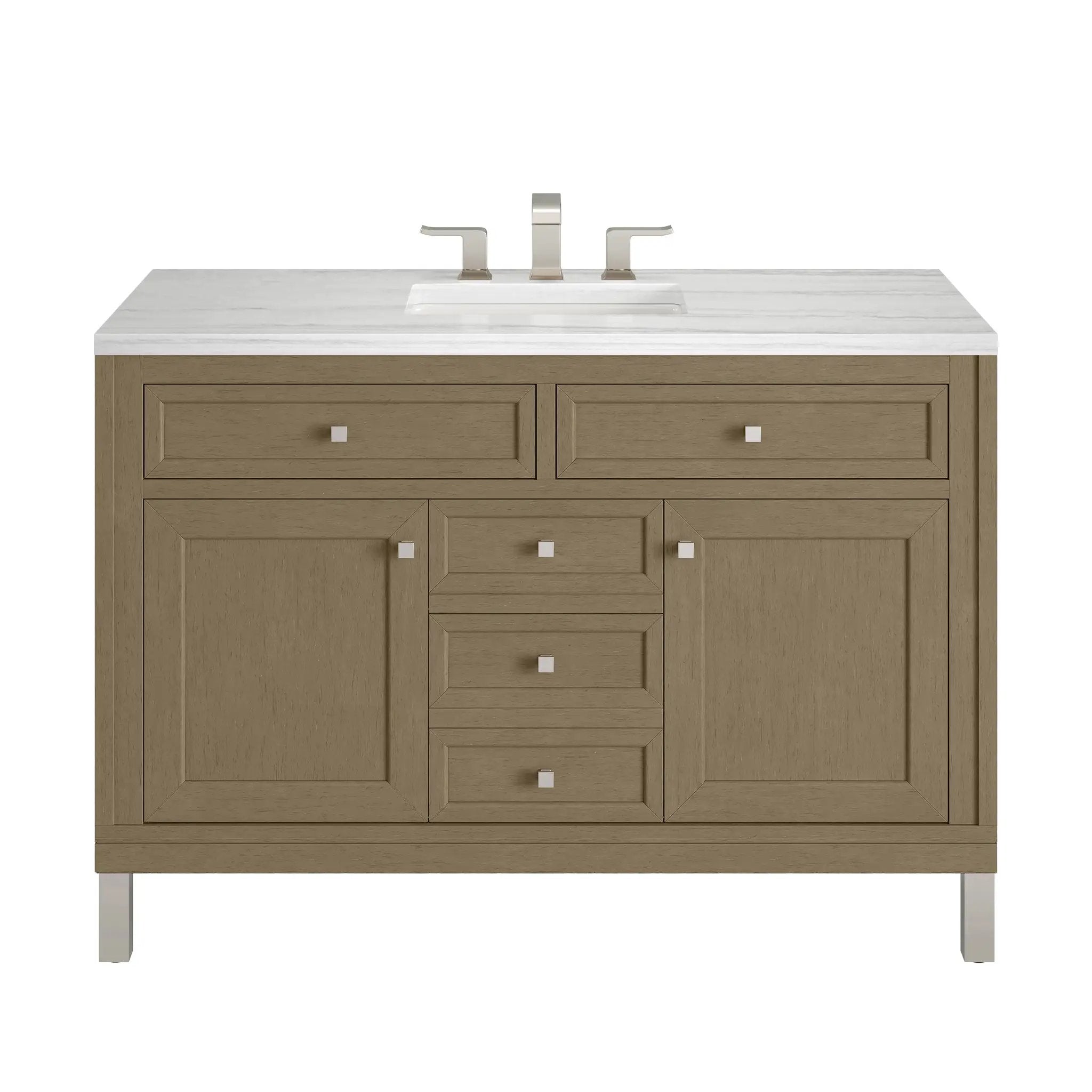 James Martin Chicago 48" Single Vanity Set - Walnut Whisper by James Martin Vanities