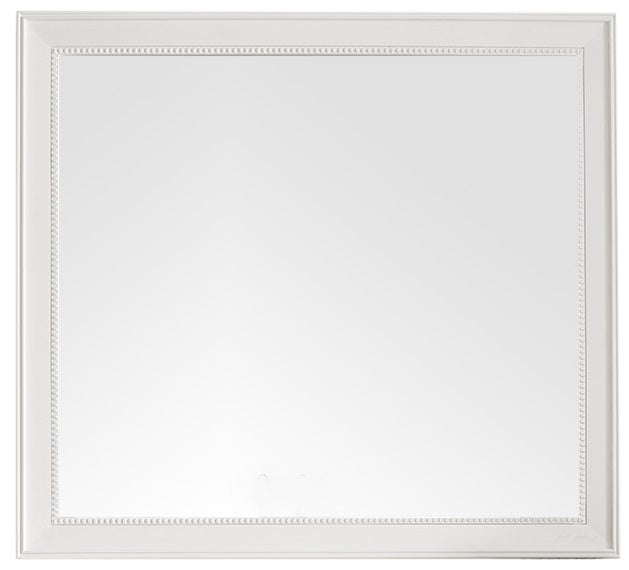 James Martin Vanities Bristol 44" Rectangular Mirror, Bright White