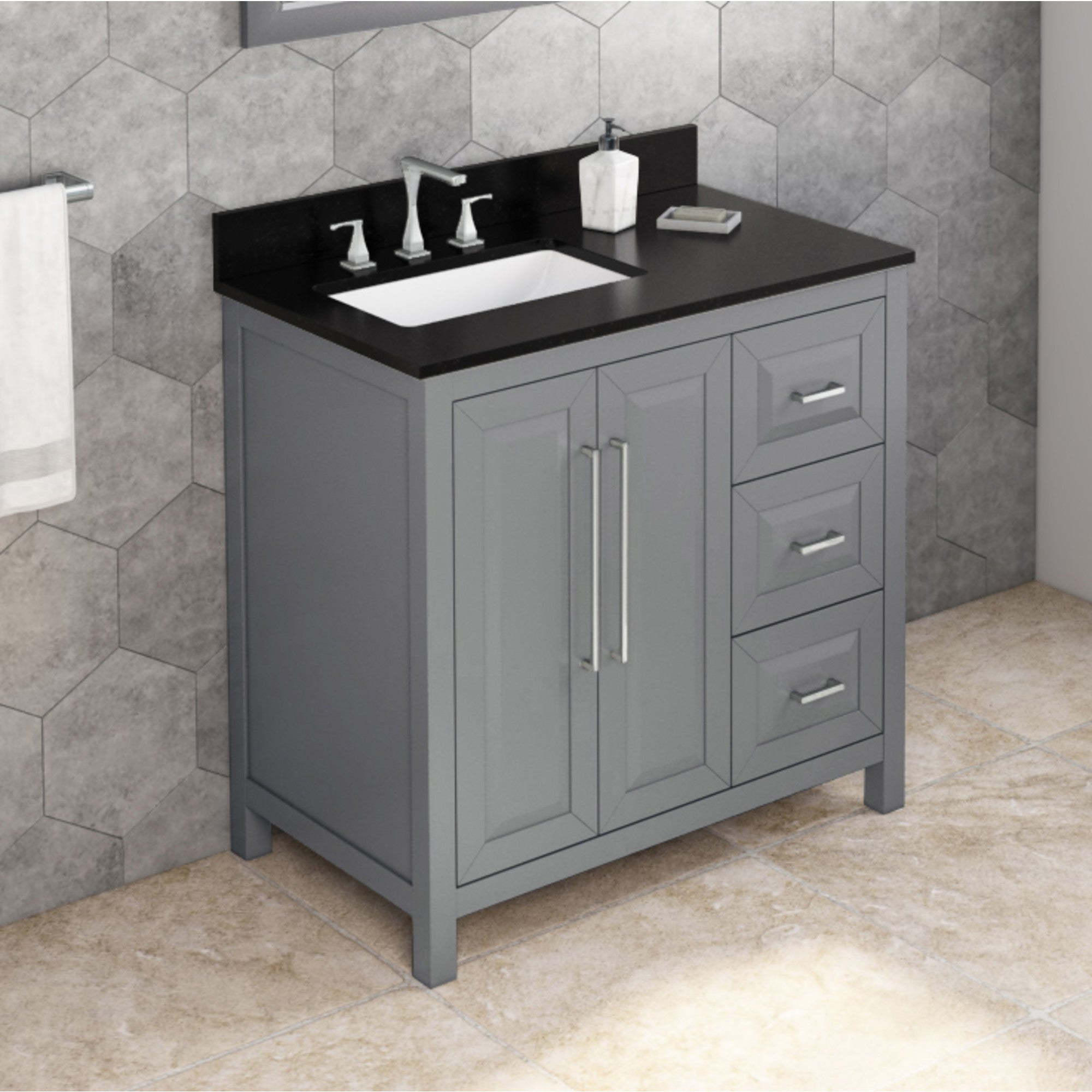 Jeffrey Alexander 36" Cade Vanity Set