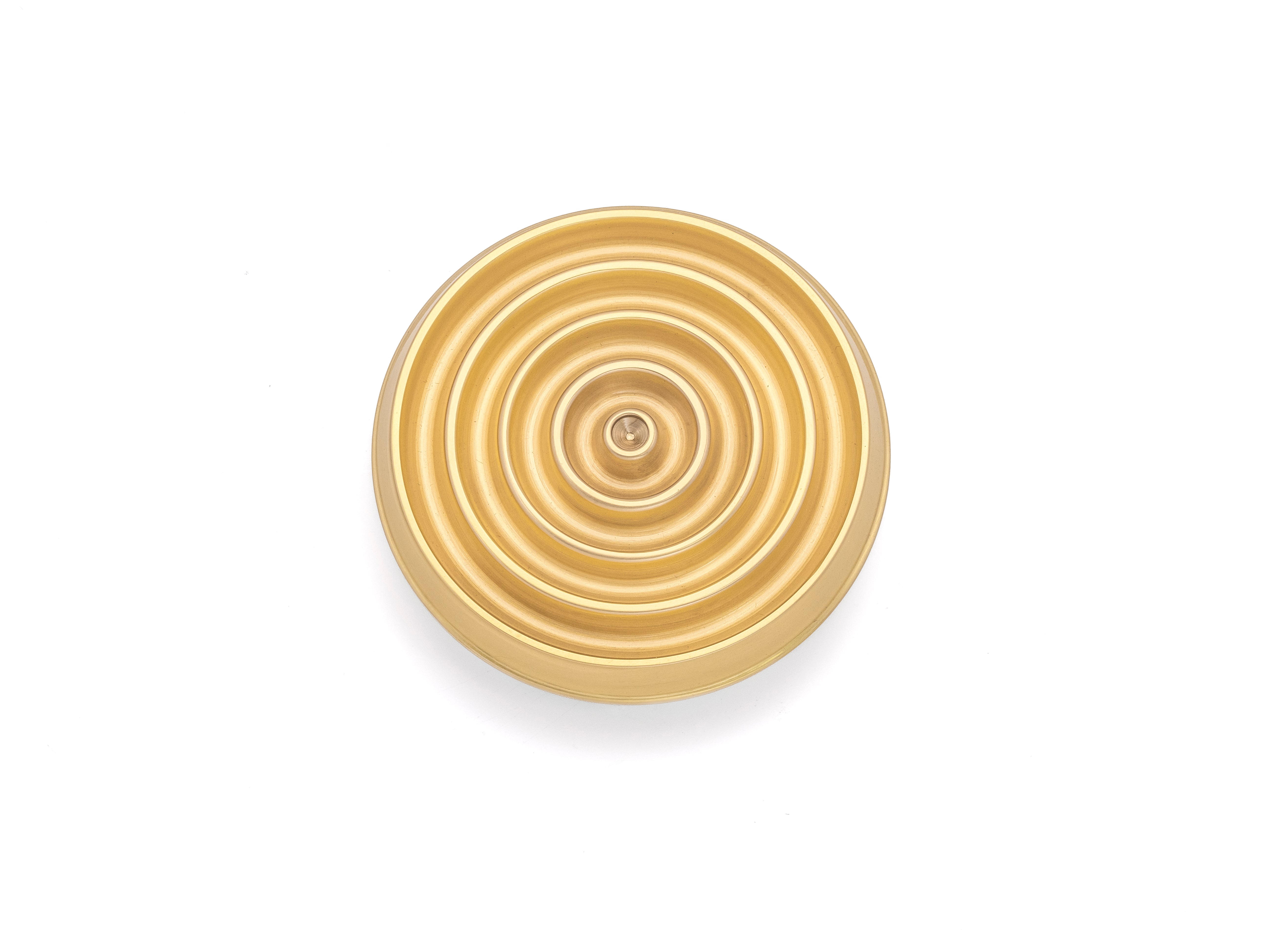 satin brass knob