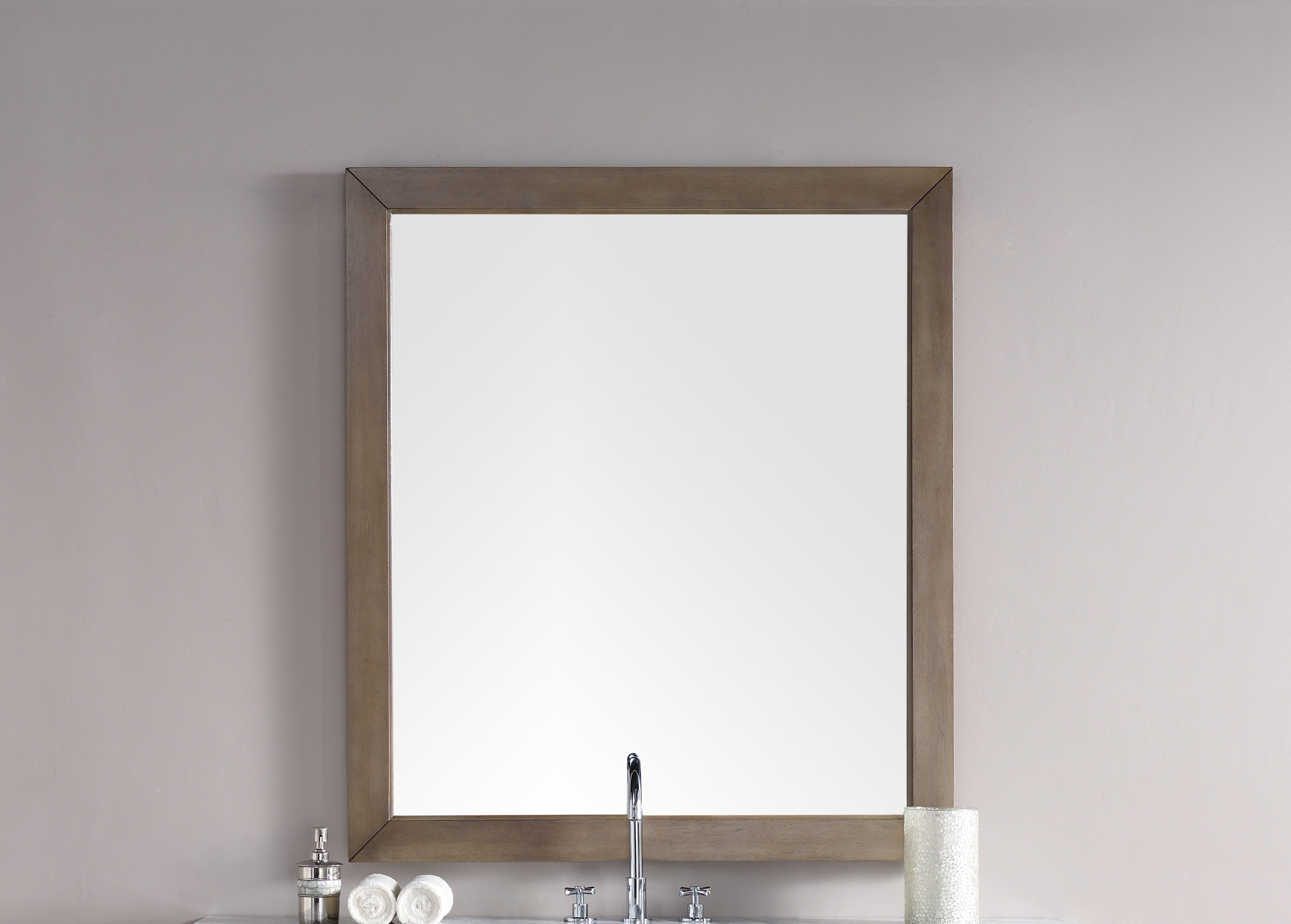 whitewashed walmut chicago mirror