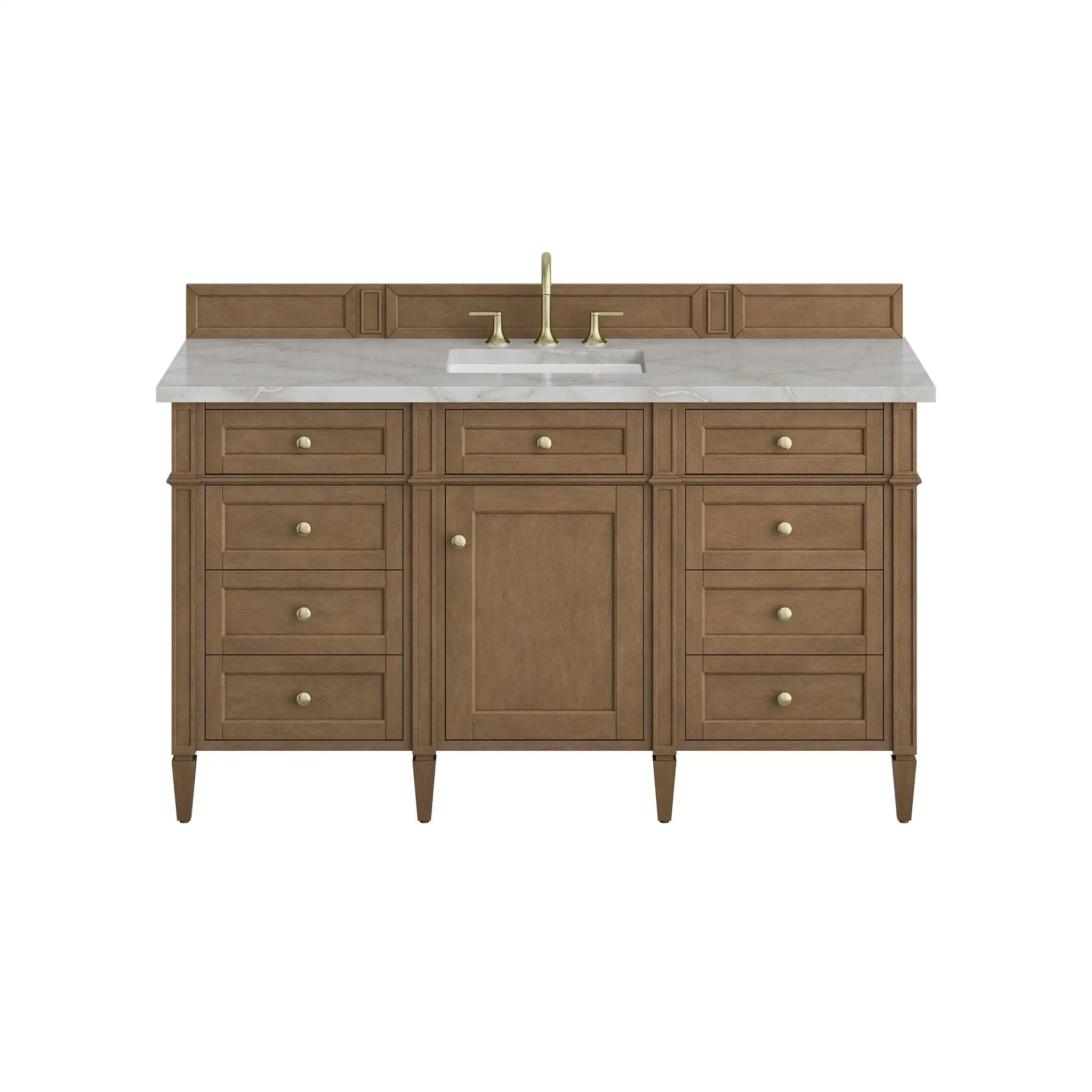 James Martin Brittany 60" Single Vanity Set - Pecan by James Martin Vanities