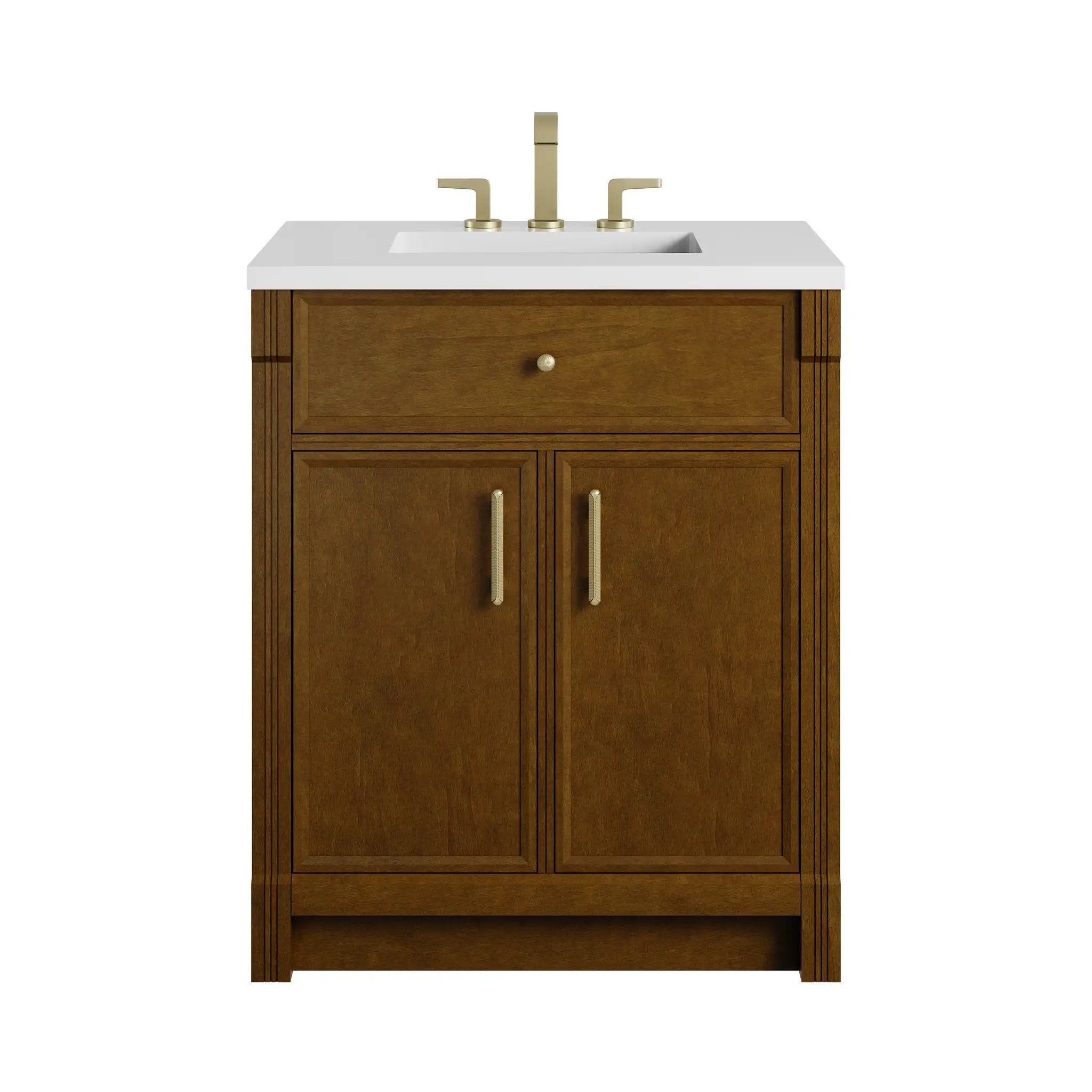 James Martin Bellshire 30" Single Vanity Set - Honey Oak by James Martin Vanities