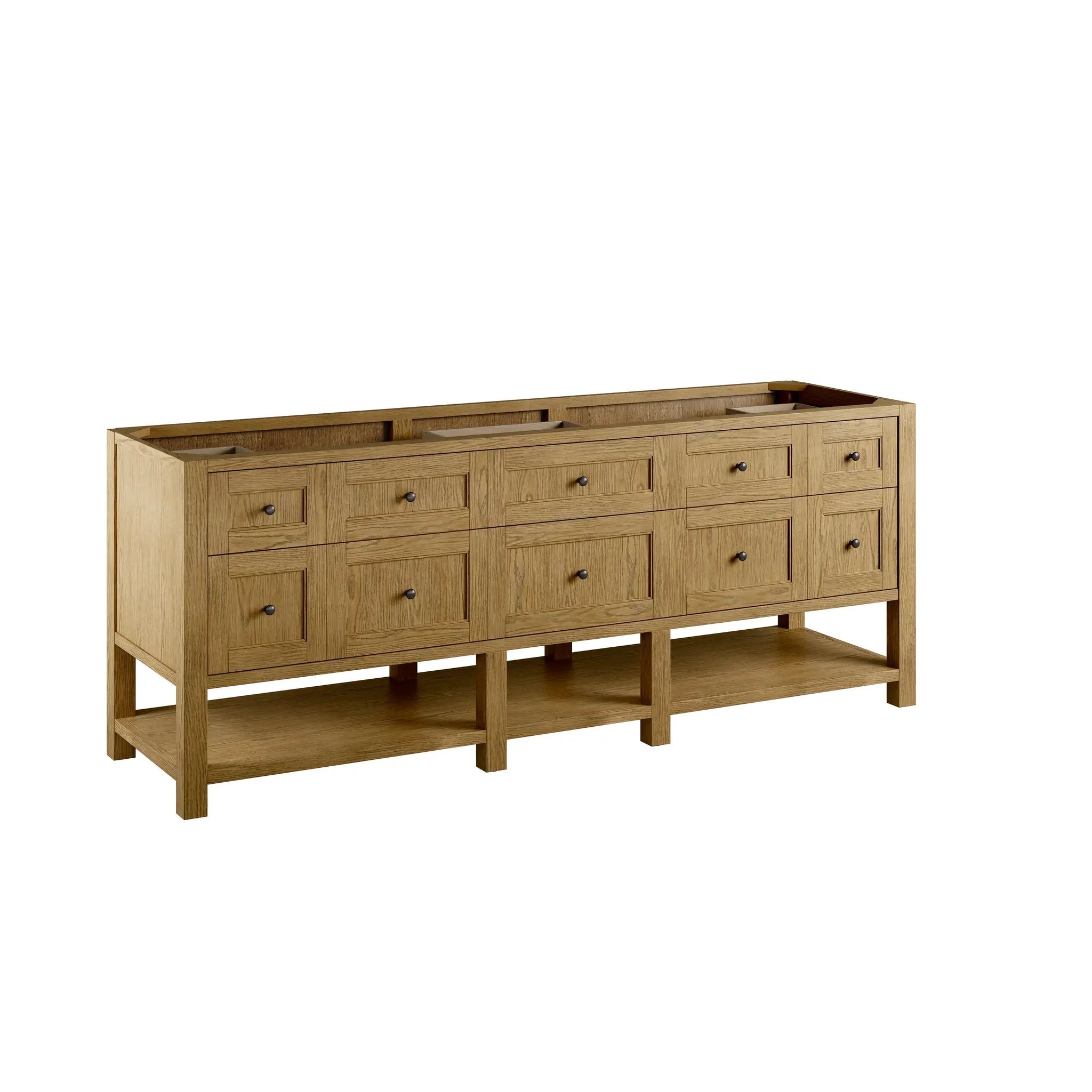 light natural oak vanity