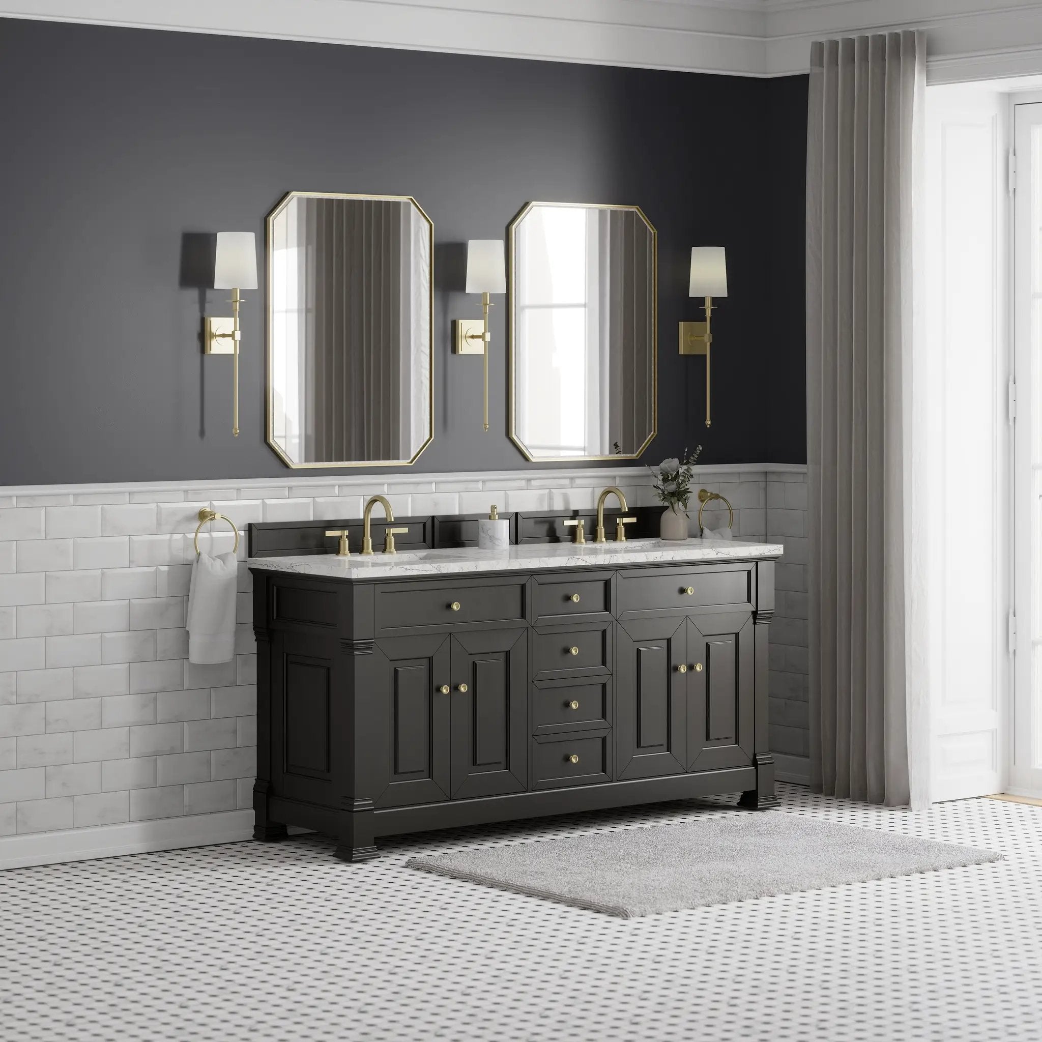 black onyx vanity