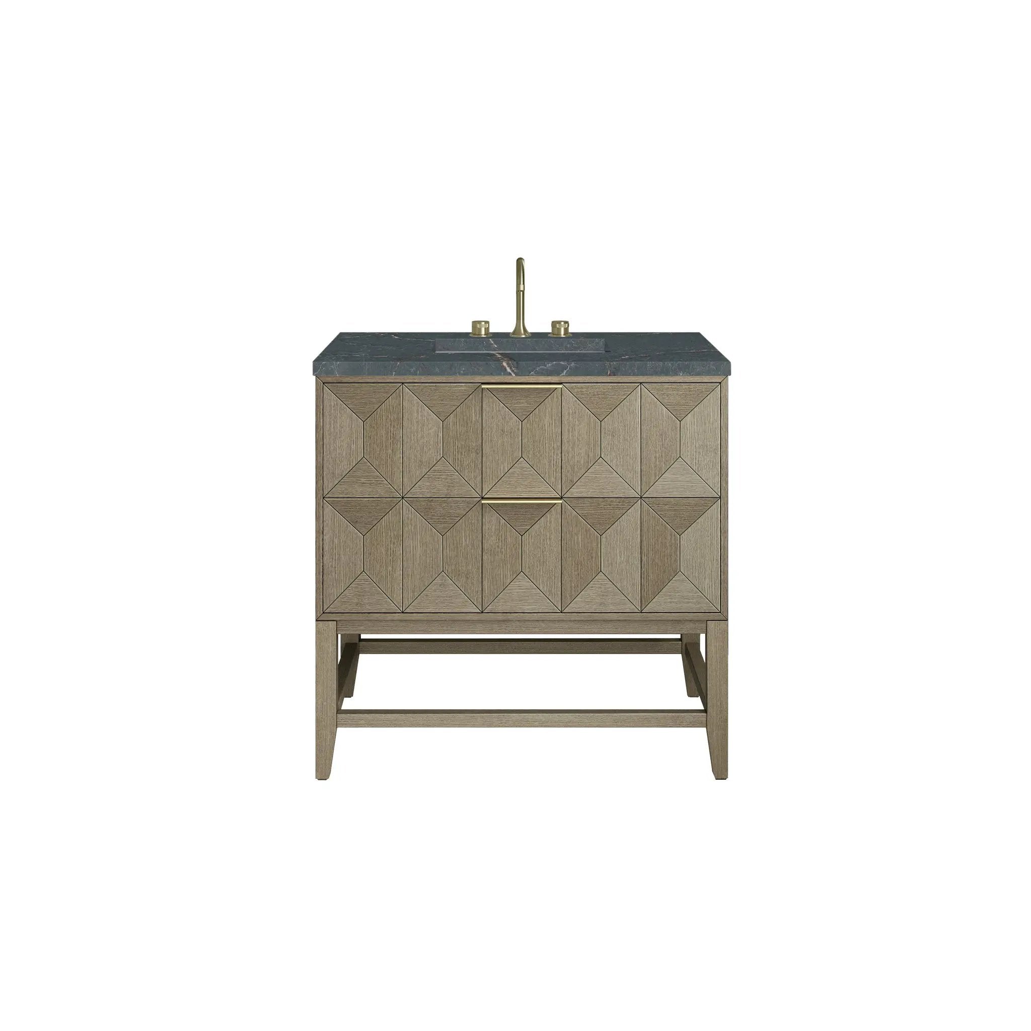 James Martin Emmeline 36" Single Vanity Set - Pebble Oak by James Martin Vanities