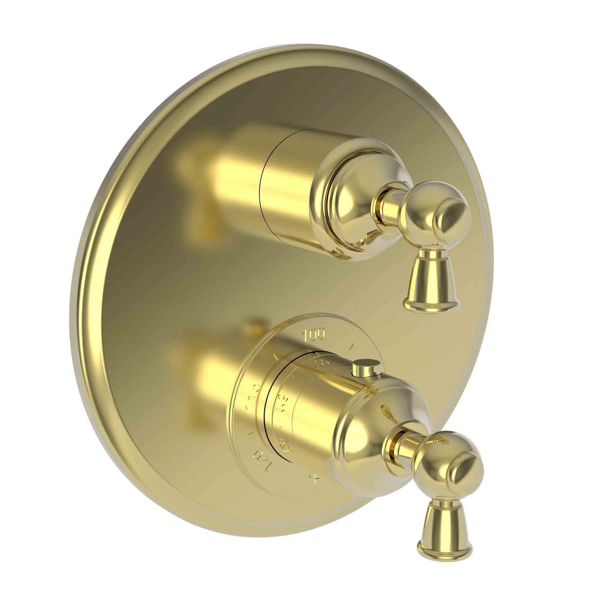 Newport Brass Aylesbury 1/2" Round Thermostatic Trim Plate with Handle by Newport Brass