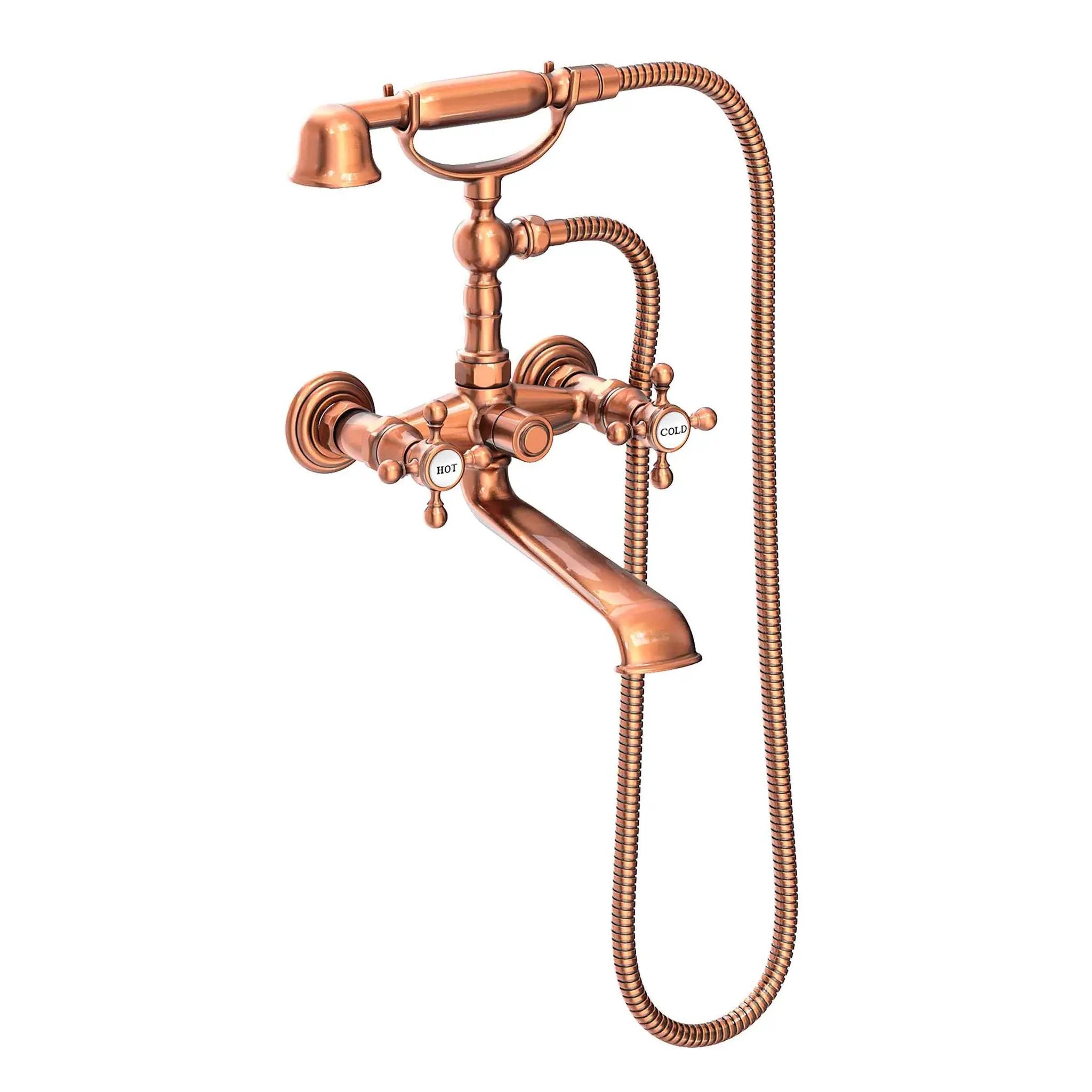 Newport Brass Astor Exposed Tub & Hand Shower Set - Wall Mount by Newport Brass