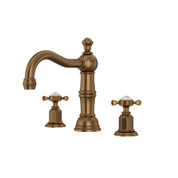 Rohl Perrin & Rowe Edwardian Widespread Lavatory Faucet with Column Spout