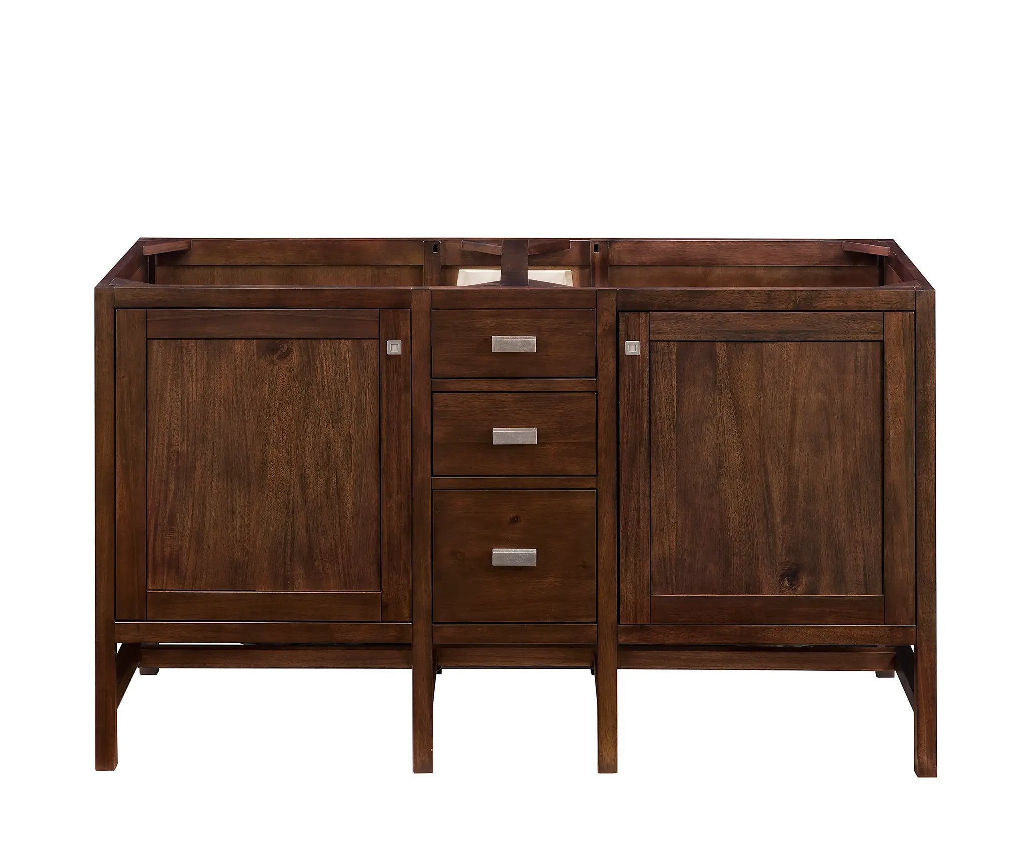 James Martin Addison 60" Double Vanity Set - Mid-Century Acacia by James Martin Vanities