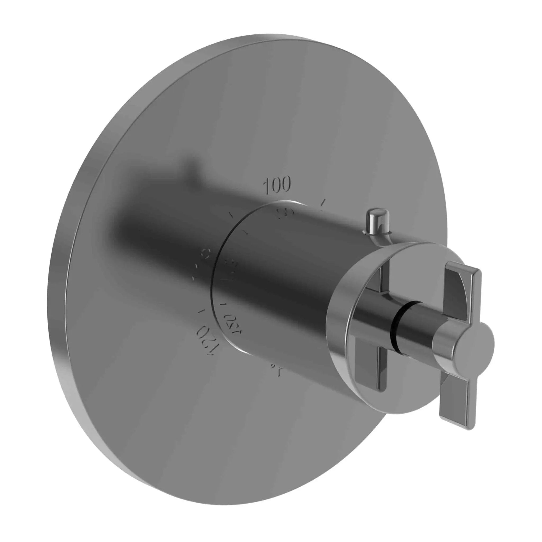 Newport Brass Tolmin 3/4" Round Thermostatic Trim Plate with Handle by Newport Brass