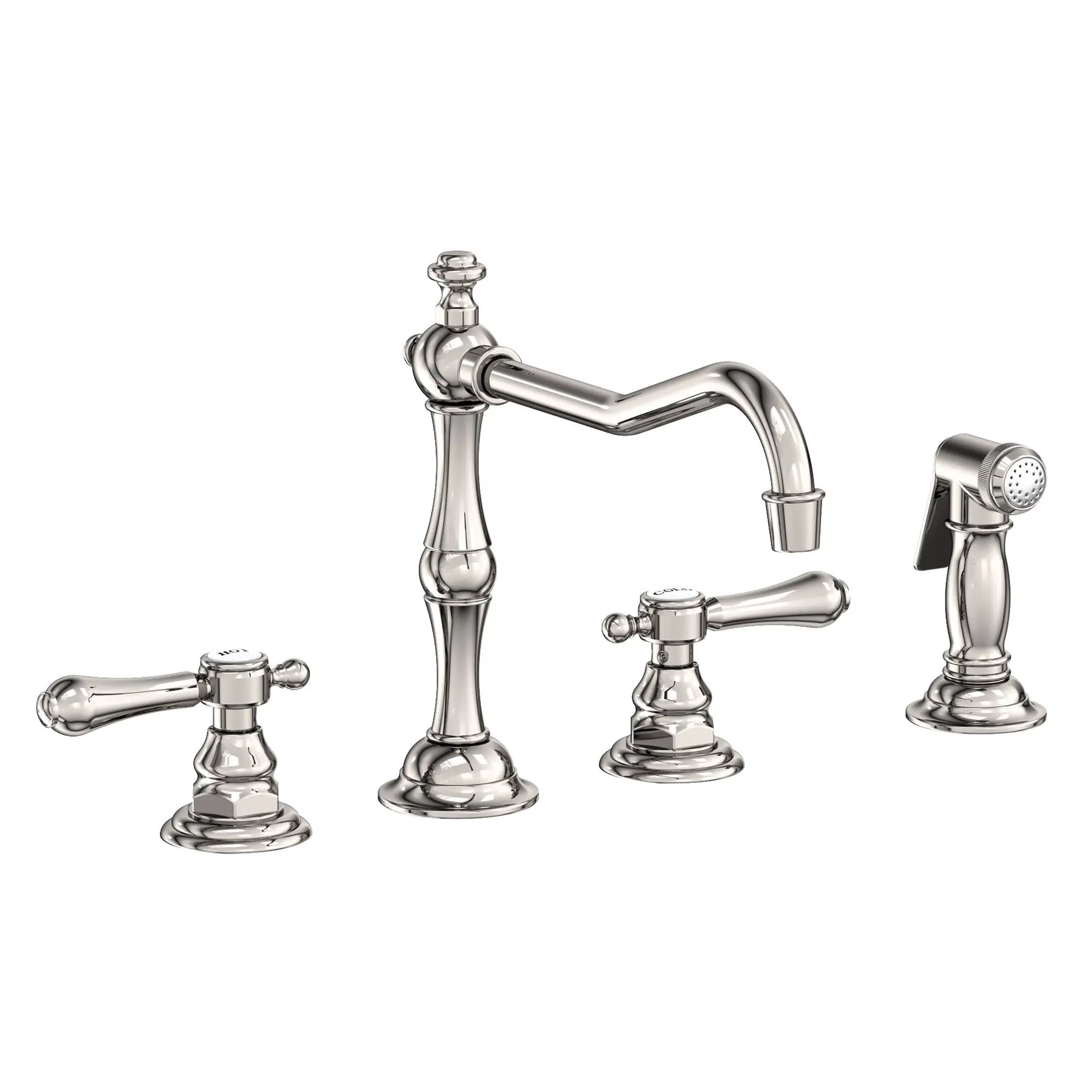 Newport Brass Chesterfield Kitchen Faucet with Side Spray by Newport Brass