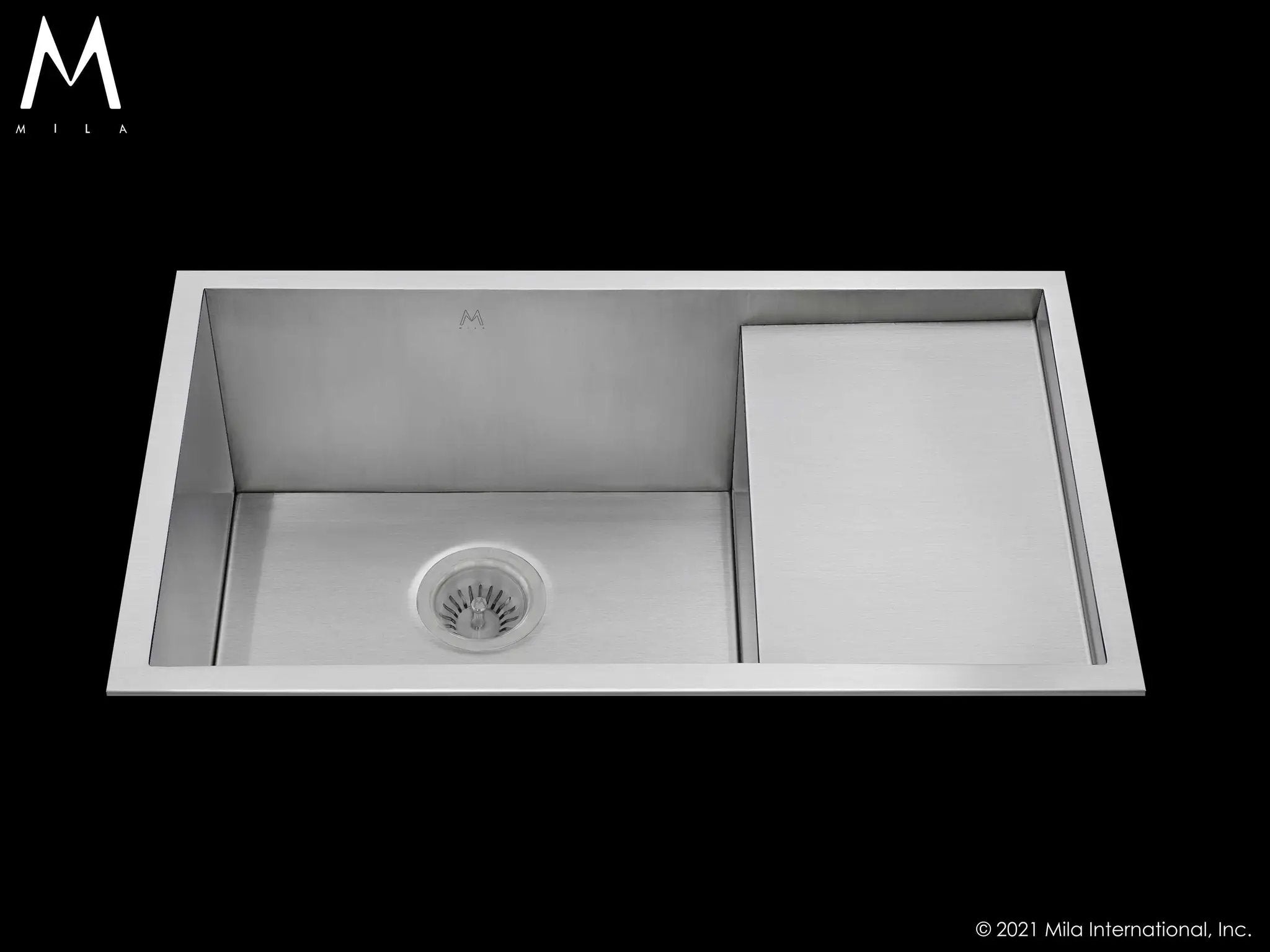 satin brushed ss kitchen sink