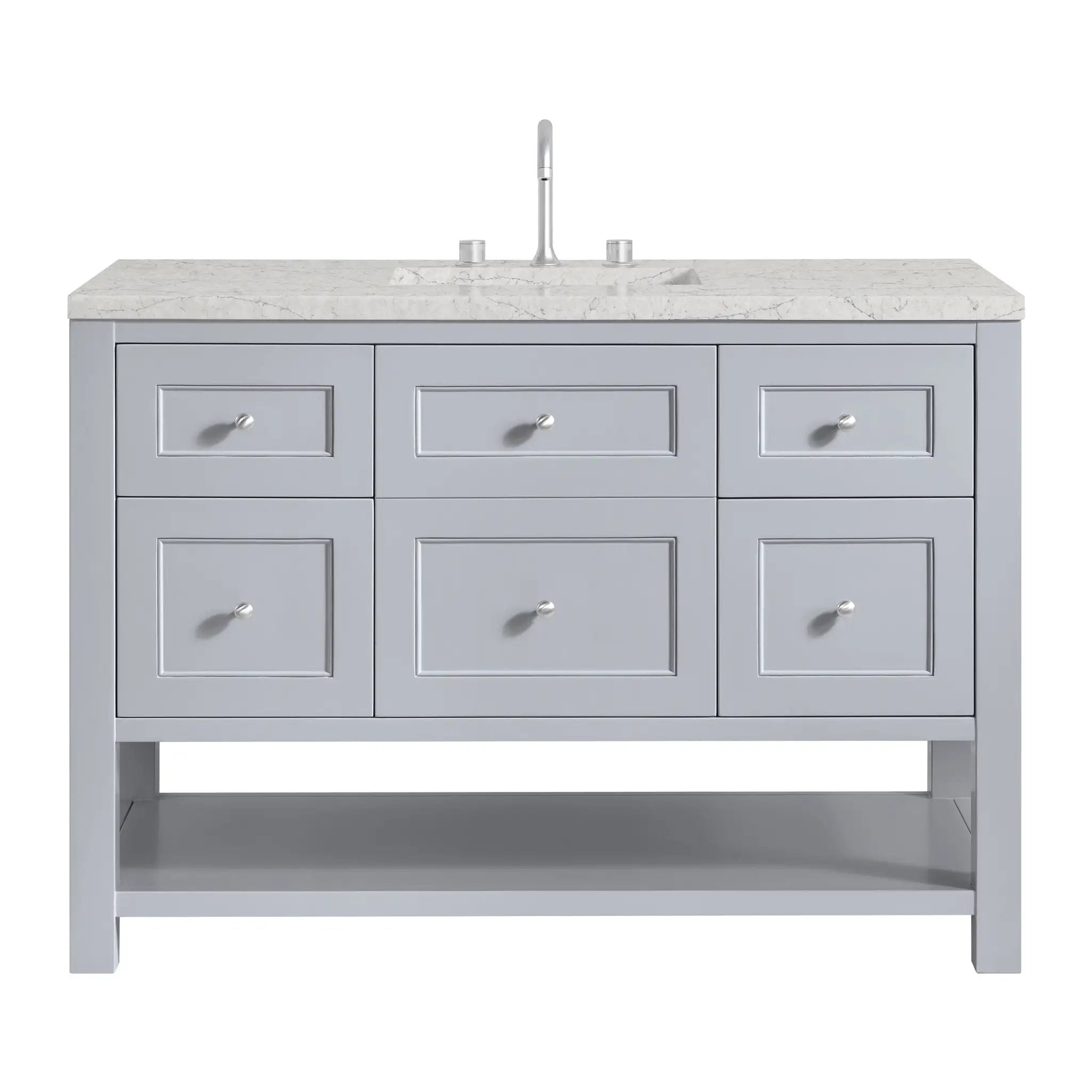 James Martin Breckenridge 48" Single Vanity Set - Serenity Blue by James Martin Vanities
