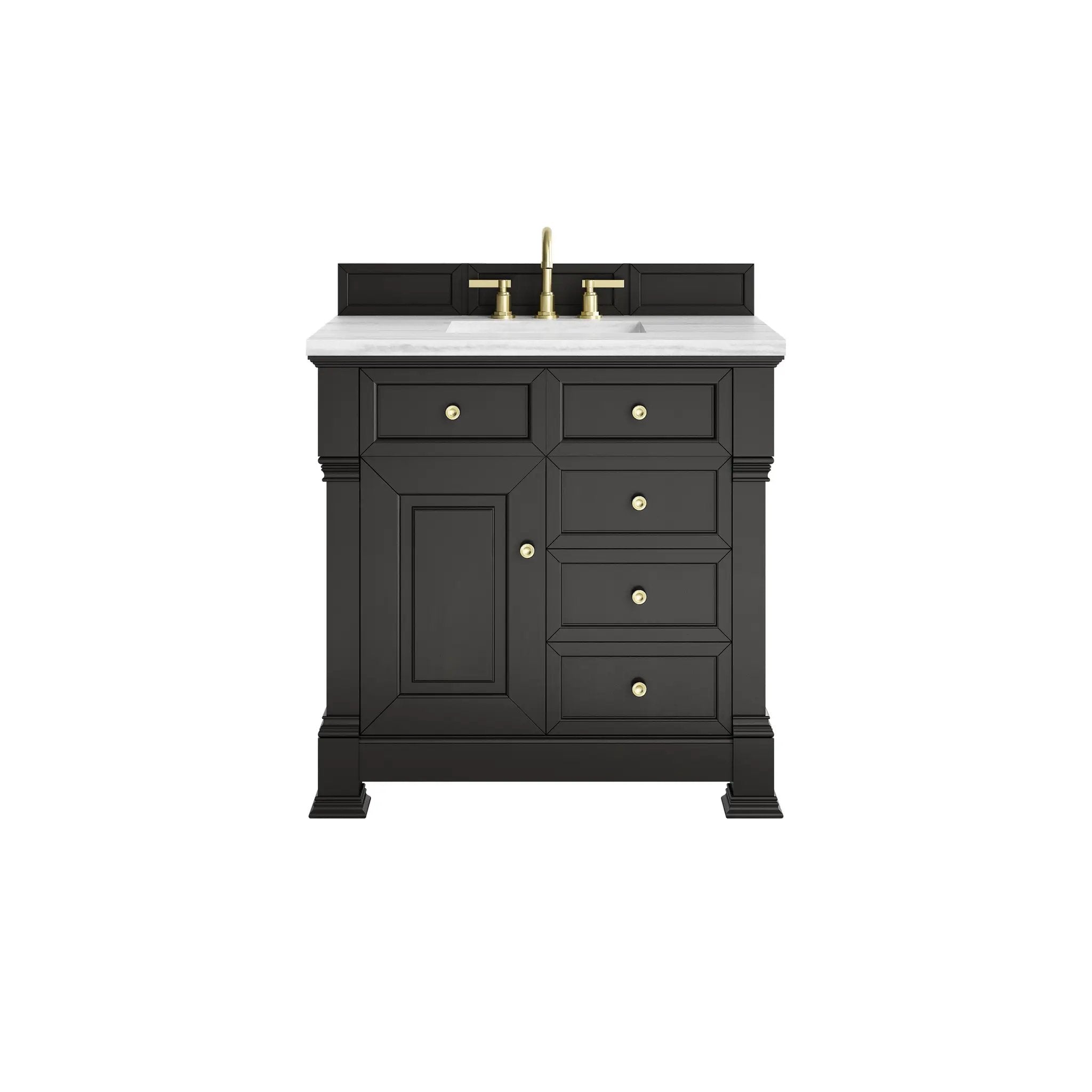 James Martin Brookfield 36" Single Vanity Set - Black Onyx by James Martin Vanities