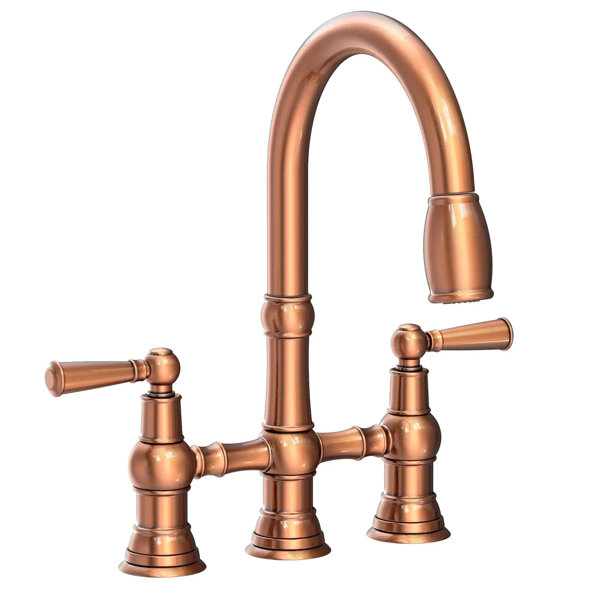 Newport Brass Jacobean Kitchen Bridge Pull-Down Faucet by Newport Brass