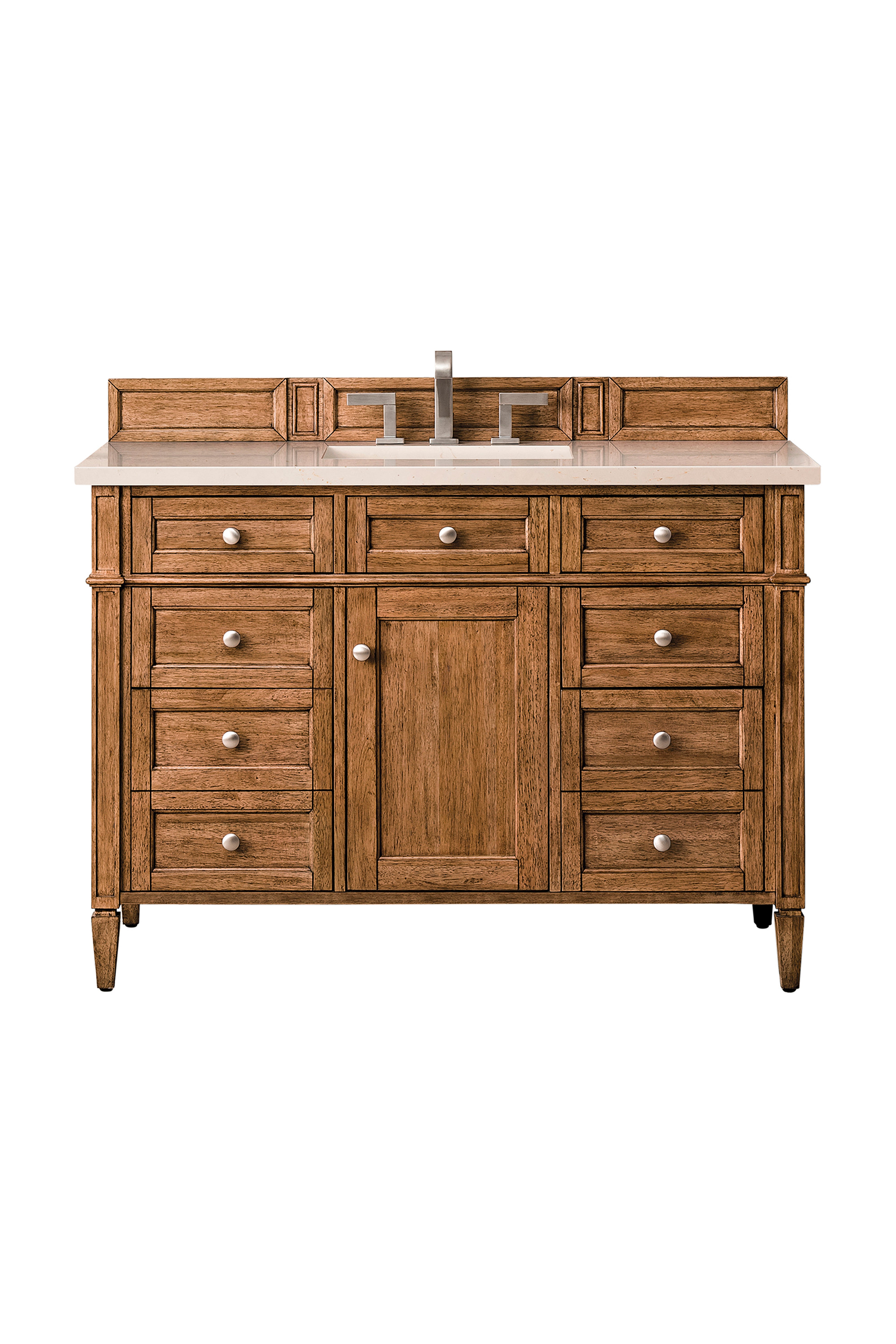James Martin Vanities Brittany 48" Single Vanity - Saddle Brown