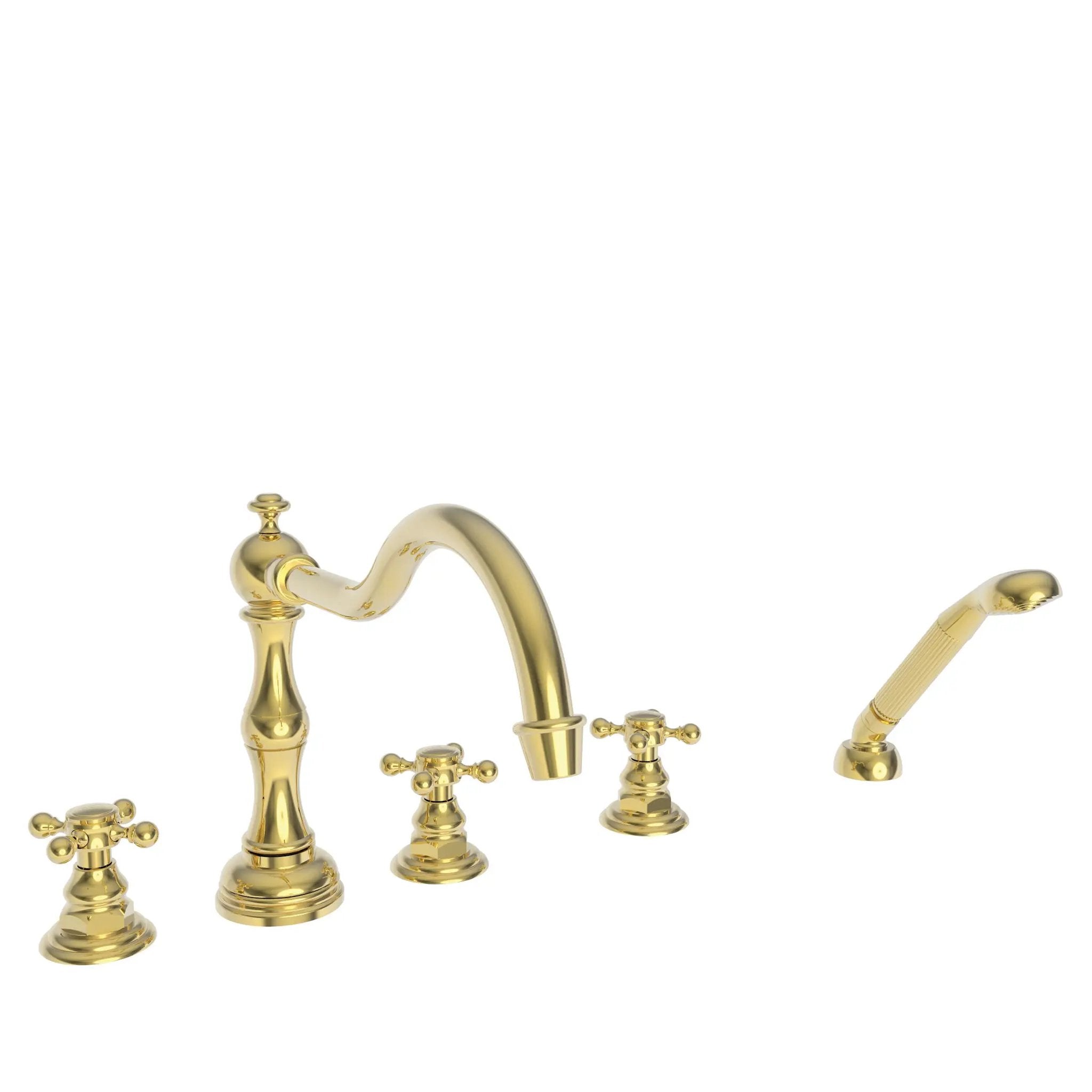 Newport Brass Chesterfield Roman Tub Faucet with Hand Shower by Newport Brass