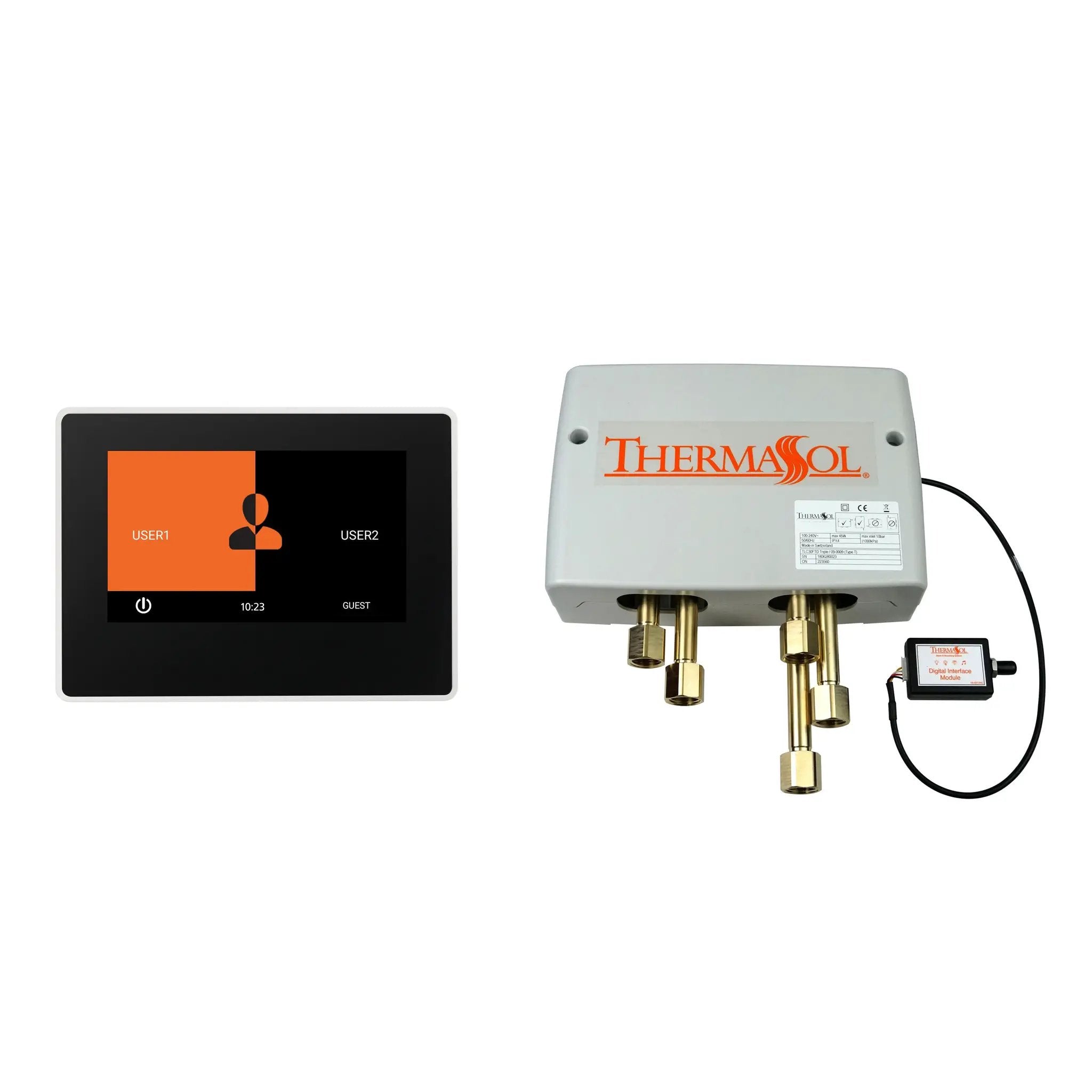 Thermasol Digital Shower Package with 7" ThermaTouch by Thermasol