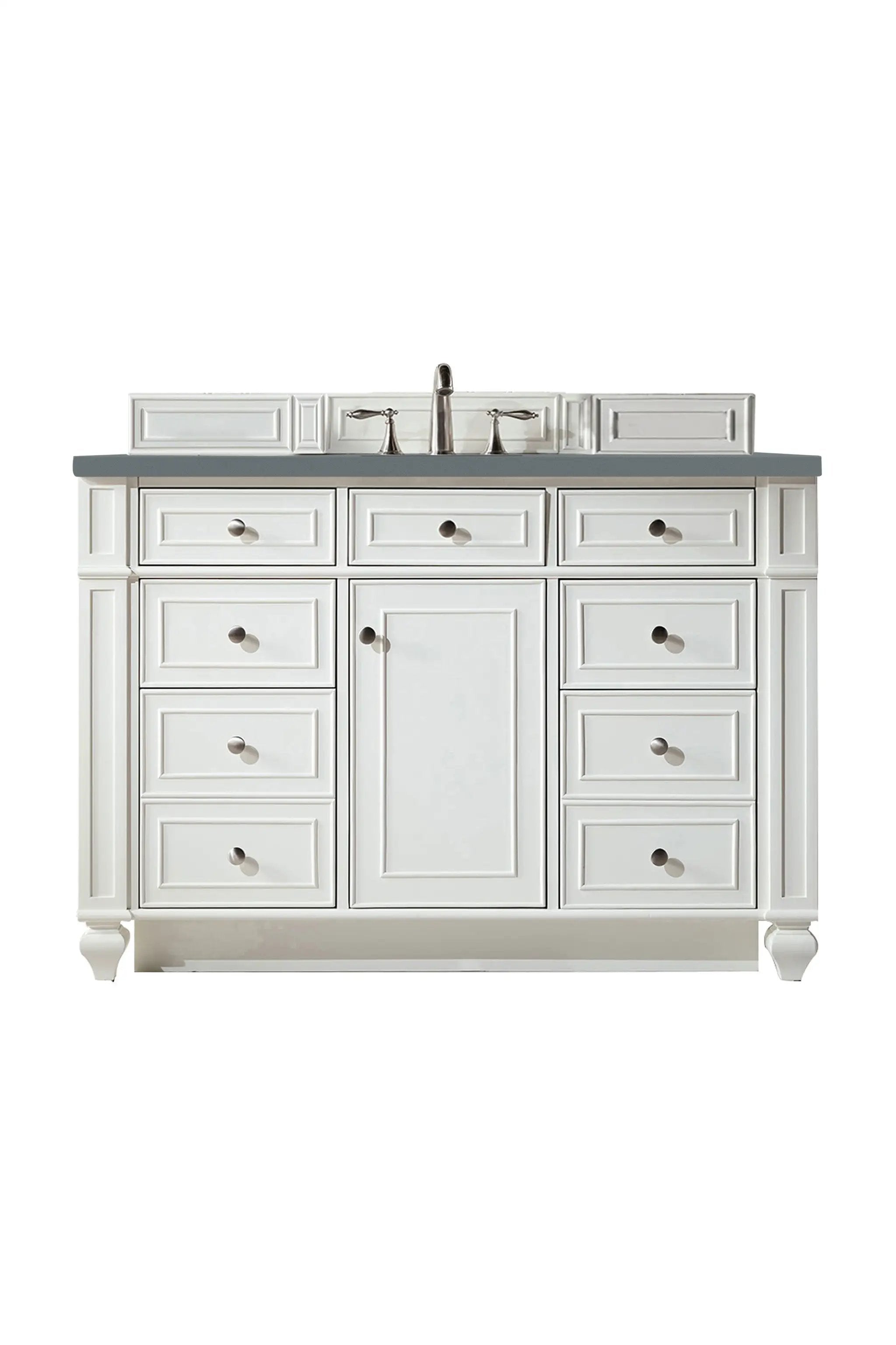 James Martin Bristol 48" Single Vanity Set - Bright White by James Martin Vanities