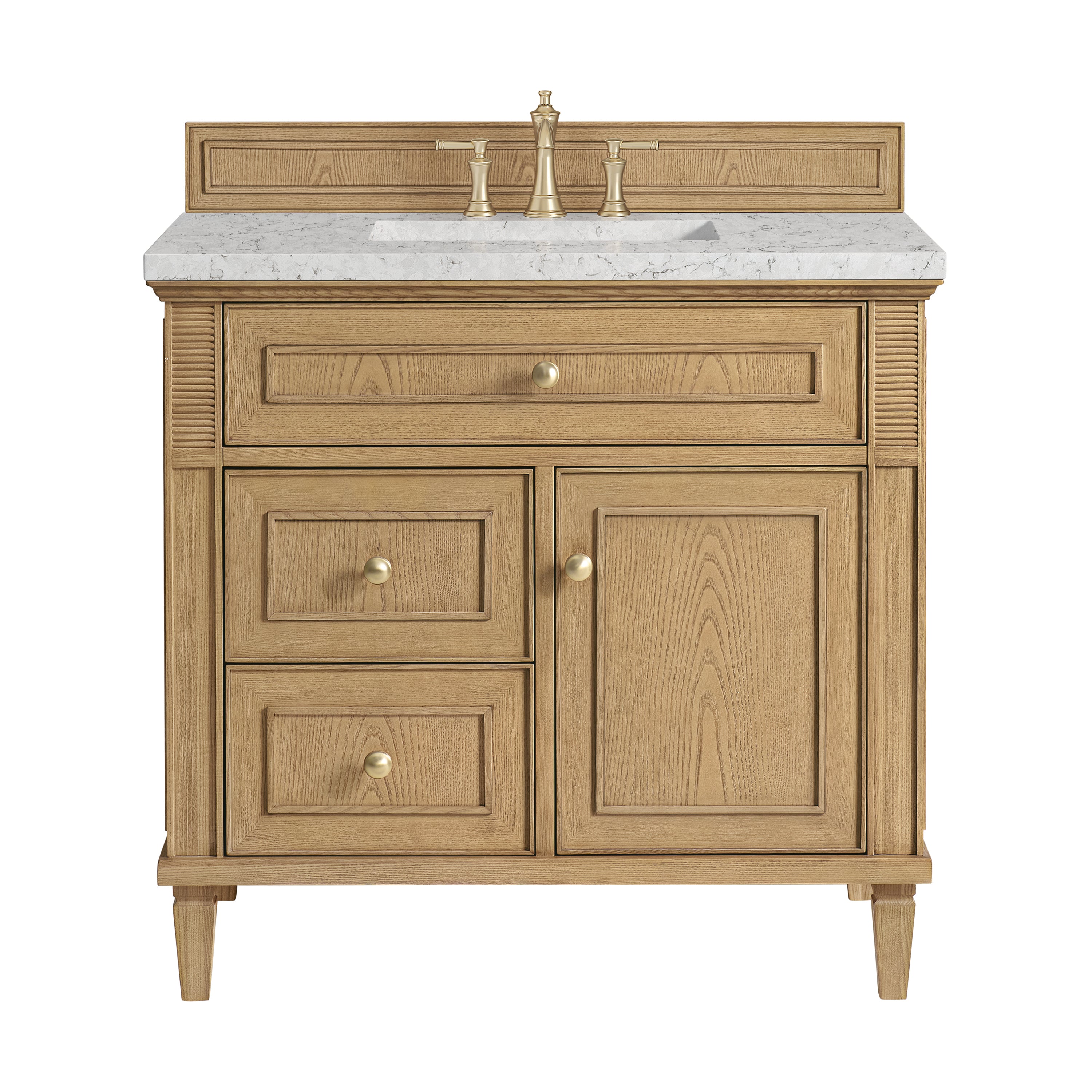James Martin Vanities Lorelai 36" Single Vanity - Light Natural Oak