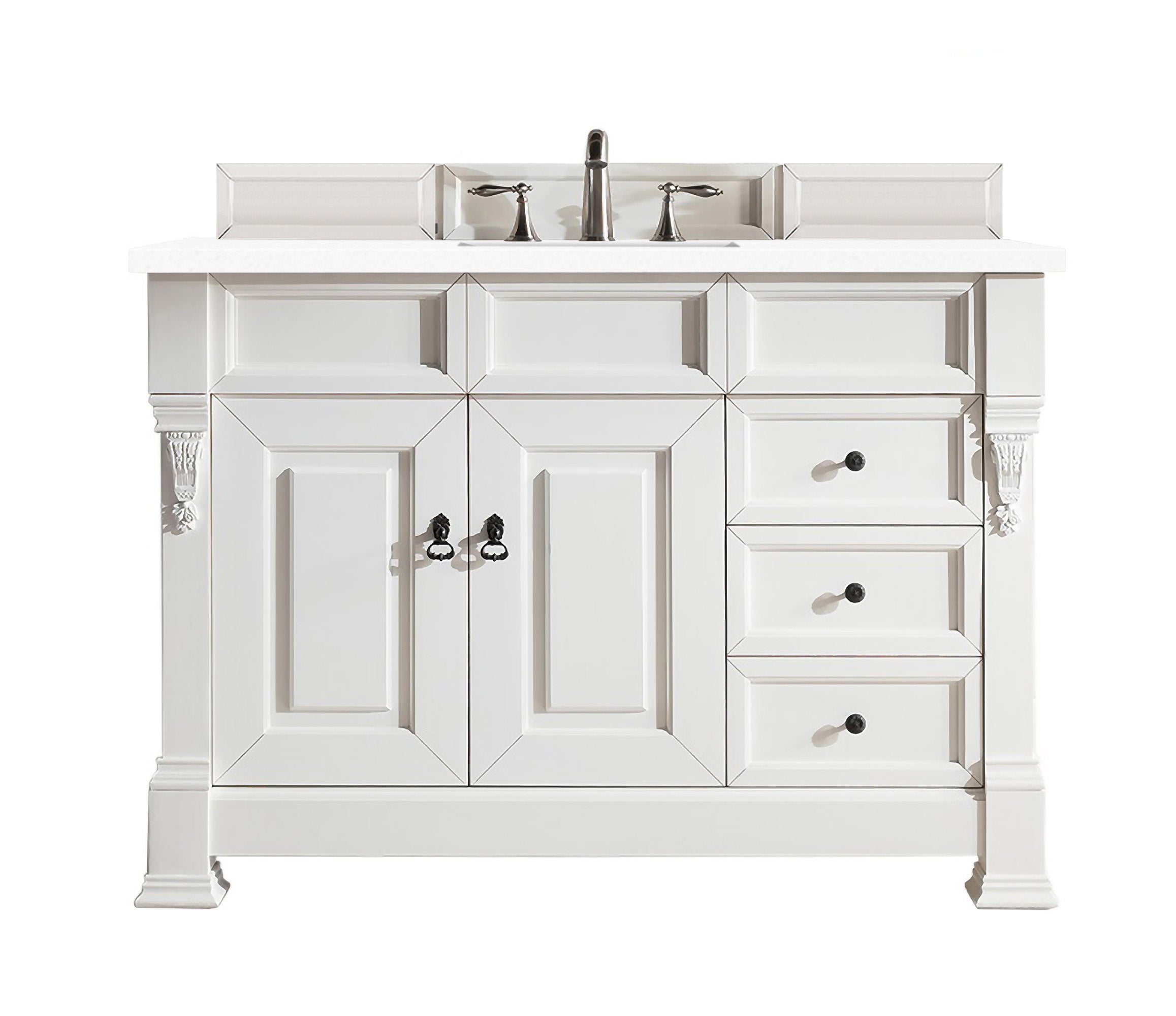 James Martin Vanities Brookfield 48" Single Vanity - Bright White
